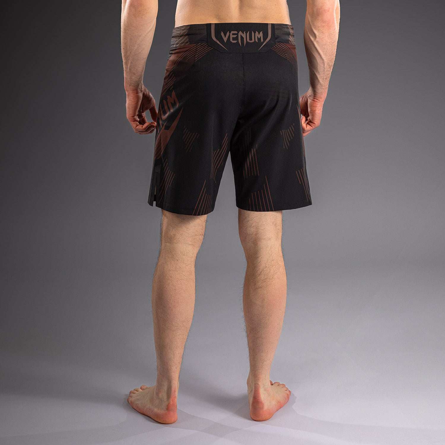 Venum No-Gi 6.0 Fight Shorts - Black/Brown  product-type_MMA Shorts Venum