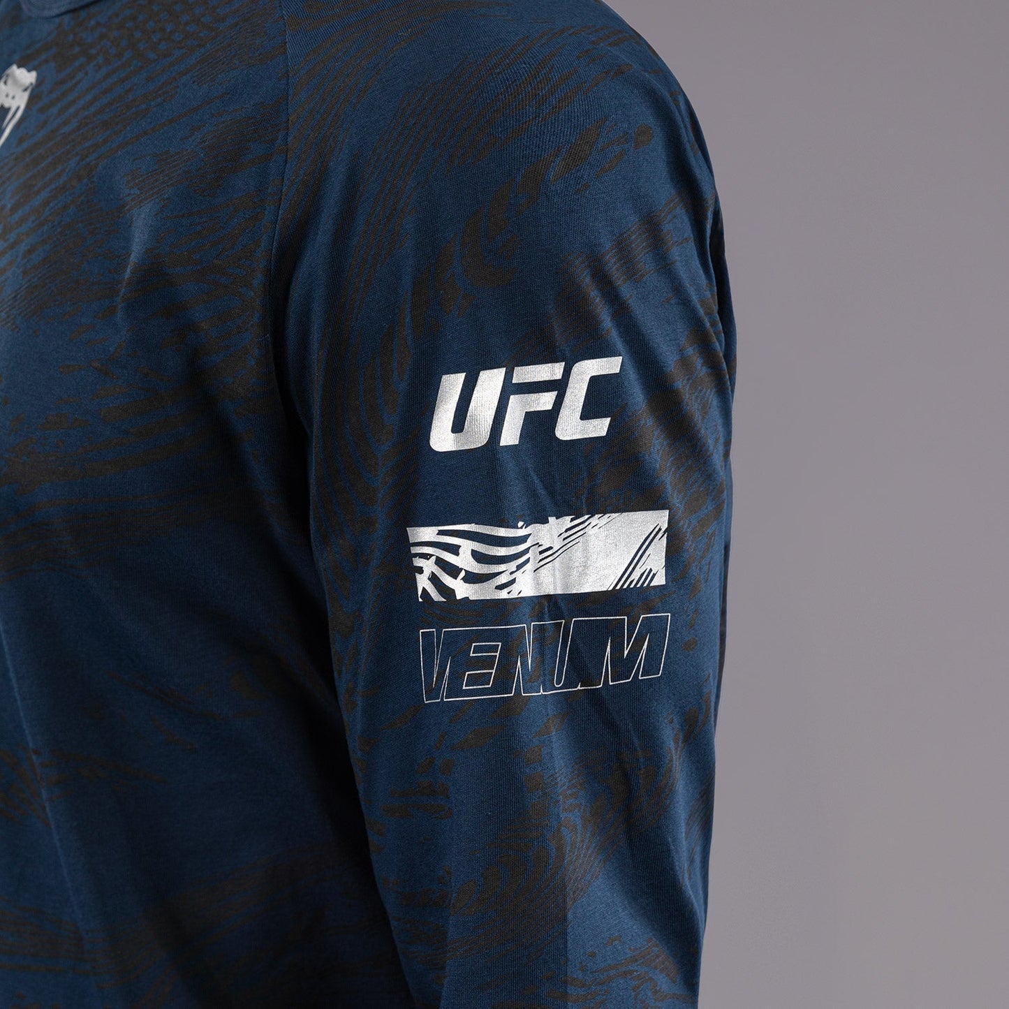 UFC Fusion by Venum Fight Week Men’s Long Sleeve T-Shirt - Oceanic Blue
