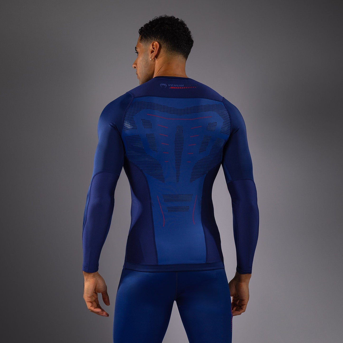 Venum Technical 3.0 Long Sleeve Rashguard - Night Blue