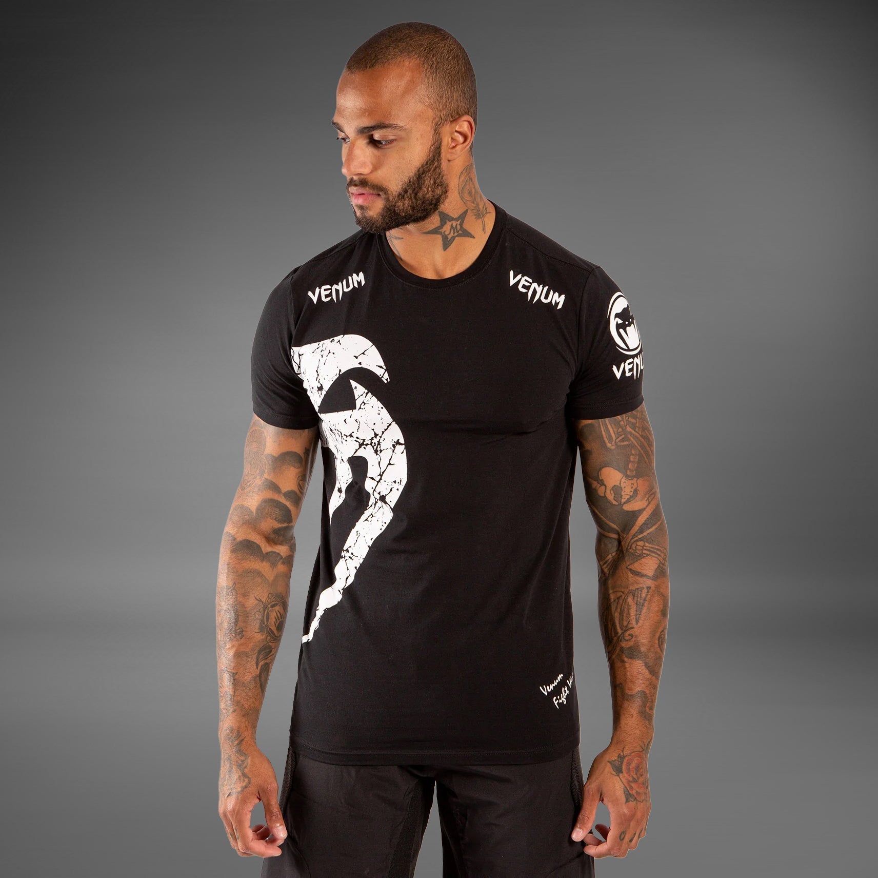 T-shirt Venum V-Ray Homme - 100% Coton, Coupe Athlétique, Style Lifestyle Pour Sport Ou Sortie