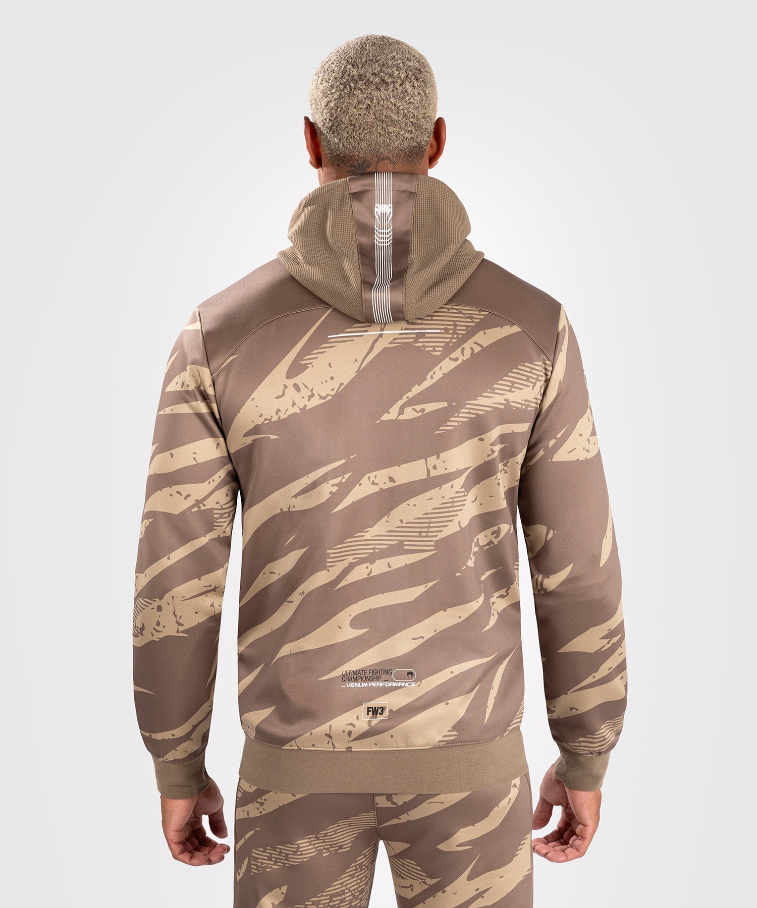 UFC Adrenaline by Venum Fight Week Men s Zip Hoodie Desert Camo S