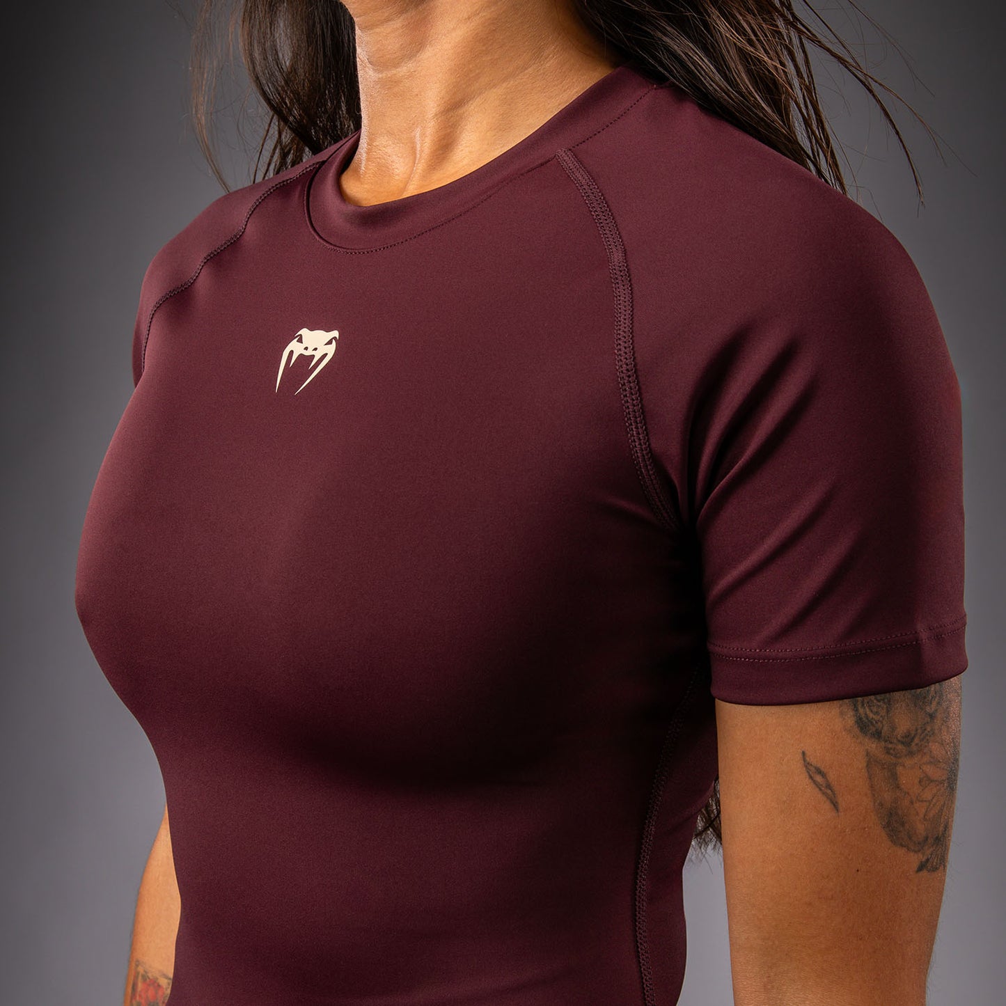 Venum Talisman Short Sleeve Rashguard - Plum  product-type_Compression T-Shirts Venum