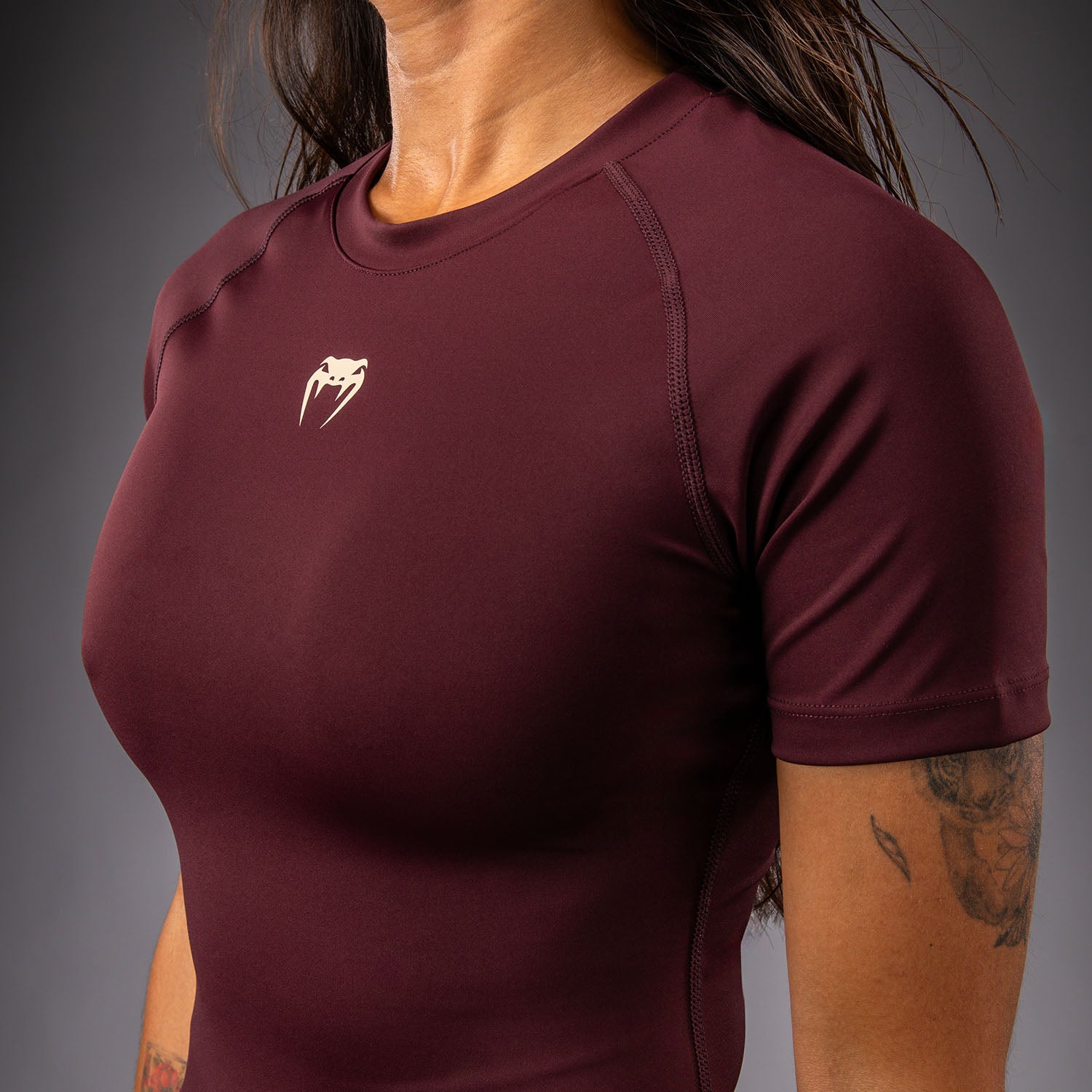 Venum Talisman Short Sleeve Rashguard - Plum  product-type_Compression T-Shirts Venum