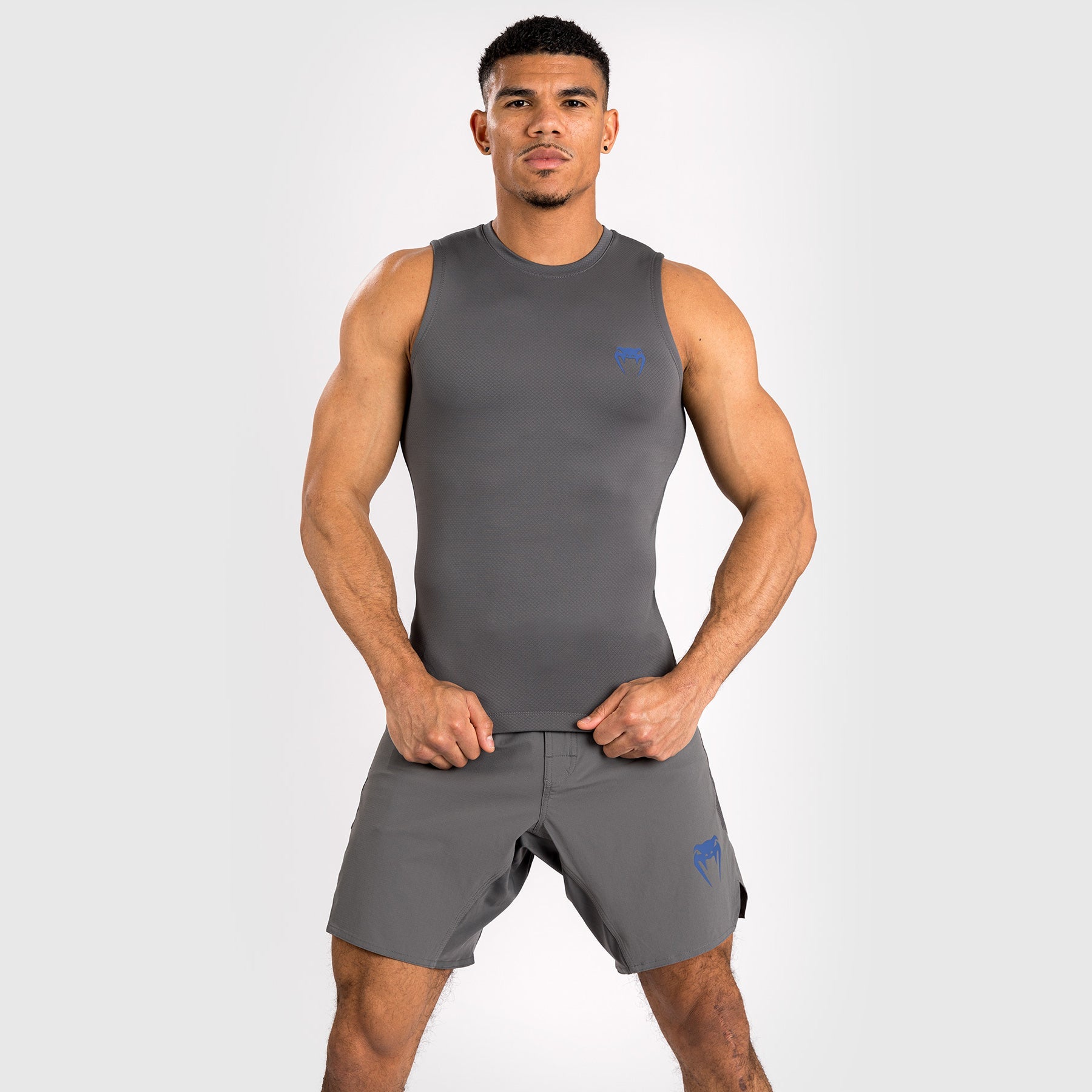 Venum Contender Men's Sleeveless Rashguard - Grey - Venum
