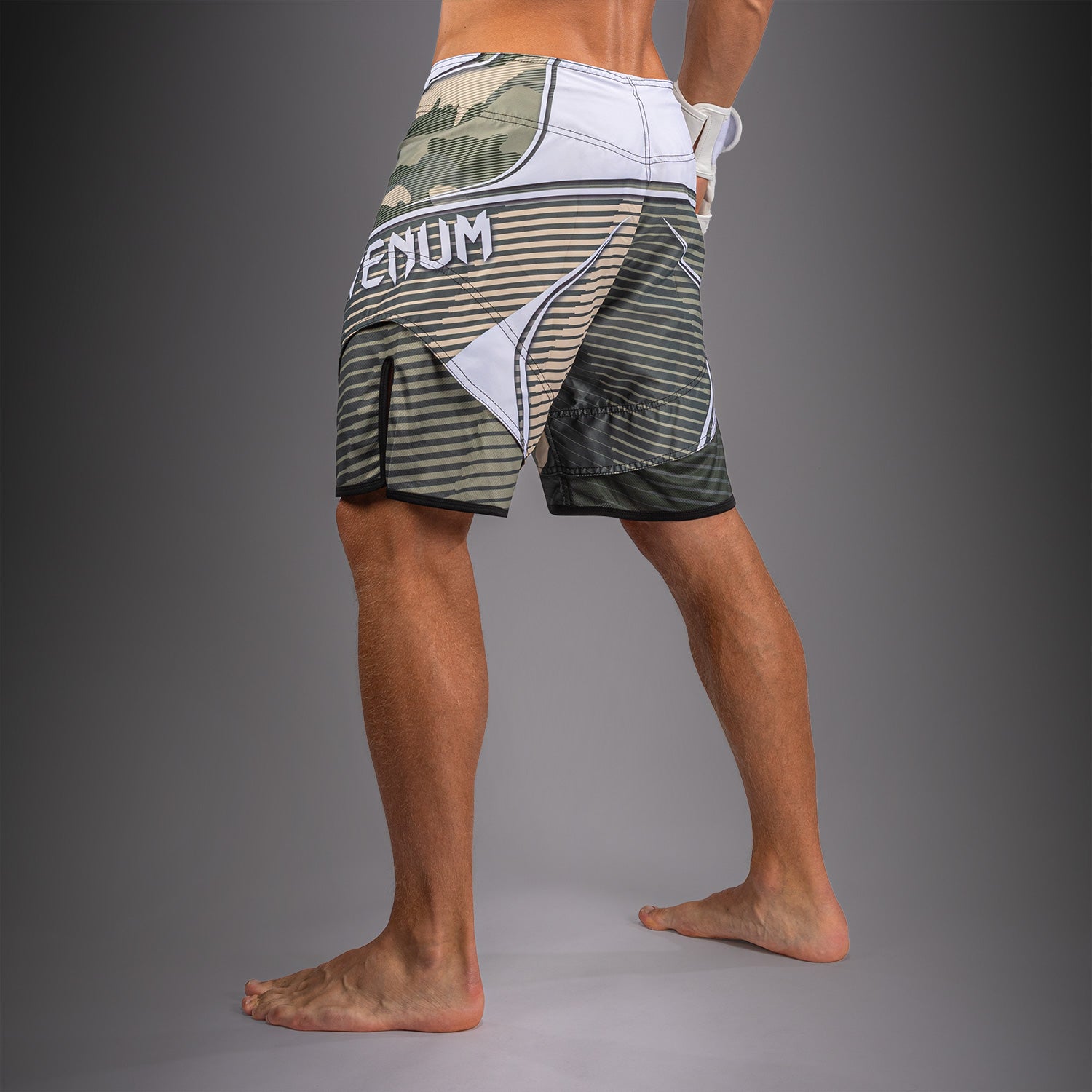 Venum Camo Hero Fight Shorts - Khaki/ Off-White  product-type_MMA Shorts Venum