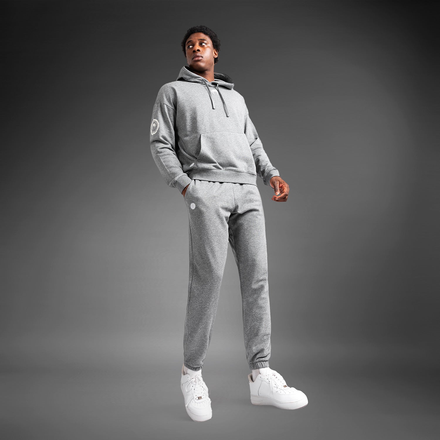 Venum Vortex XL Lite Men's Hoodie - Light Heather Grey - Venum