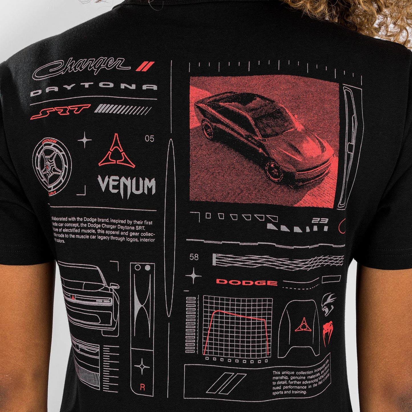 Venum x Dodge Banshee Women's T-Shirt - Black