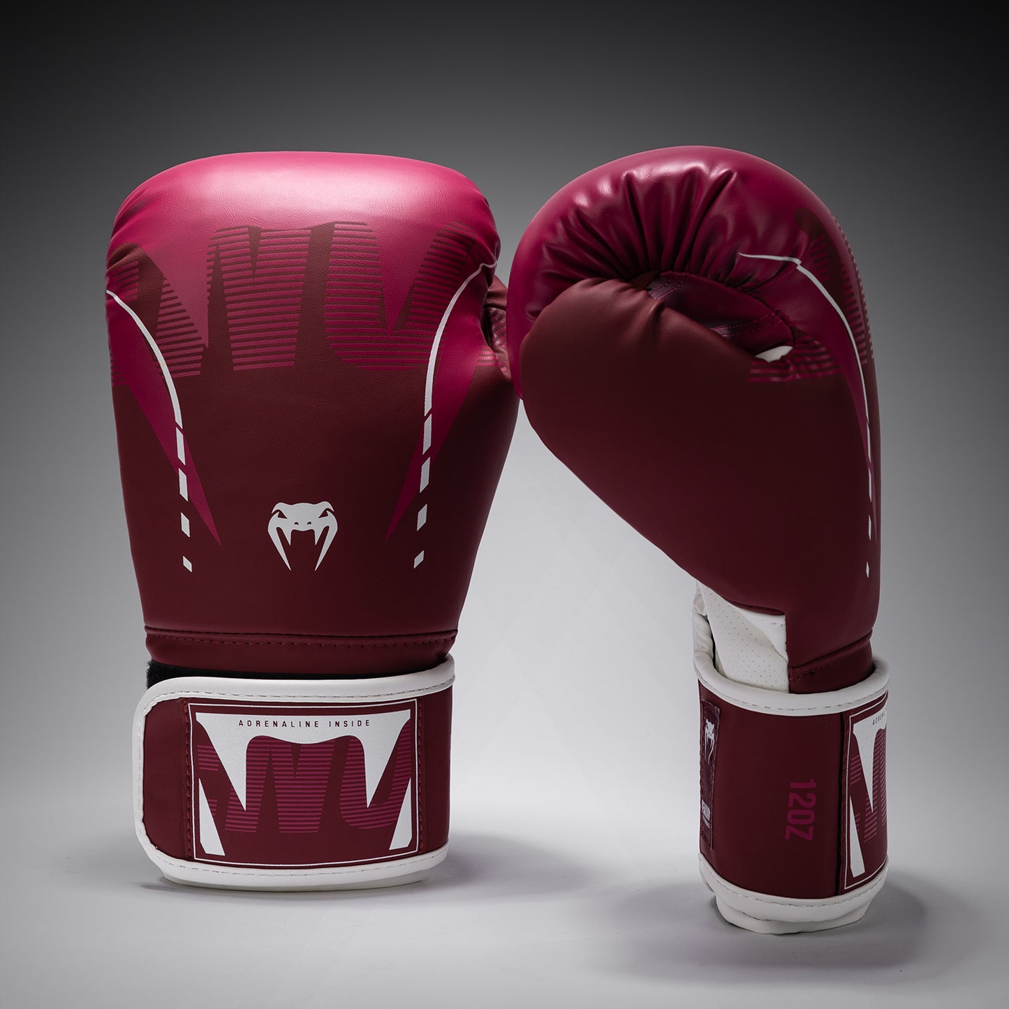 Venum Adrenaline Boxing Gloves – Burgundy/Pink
