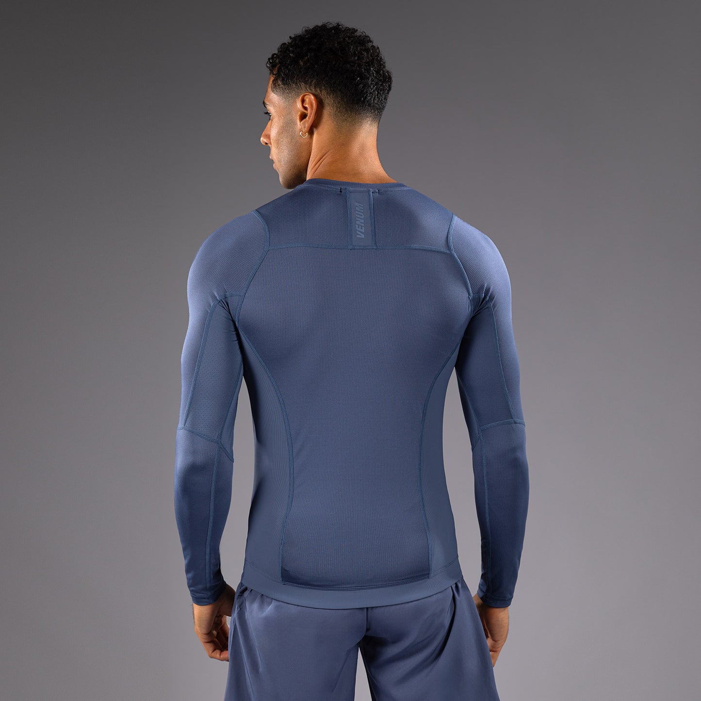 Venum G-Fit Air Men's Long Sleeve Rashguard - Foggy Blue
