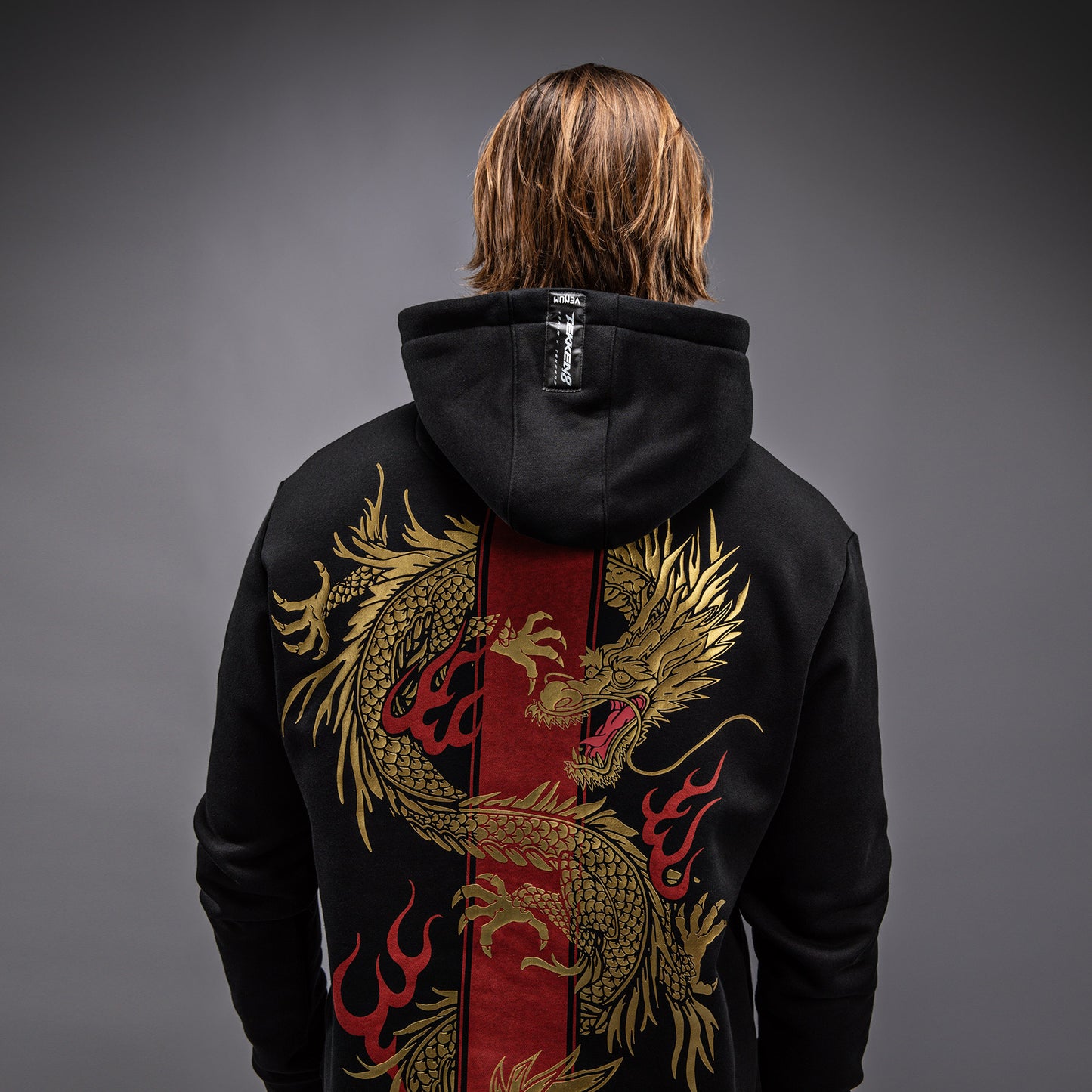 Venum x TEKKEN 8 - Marshall Law Hoodie - Black/Red/Gold