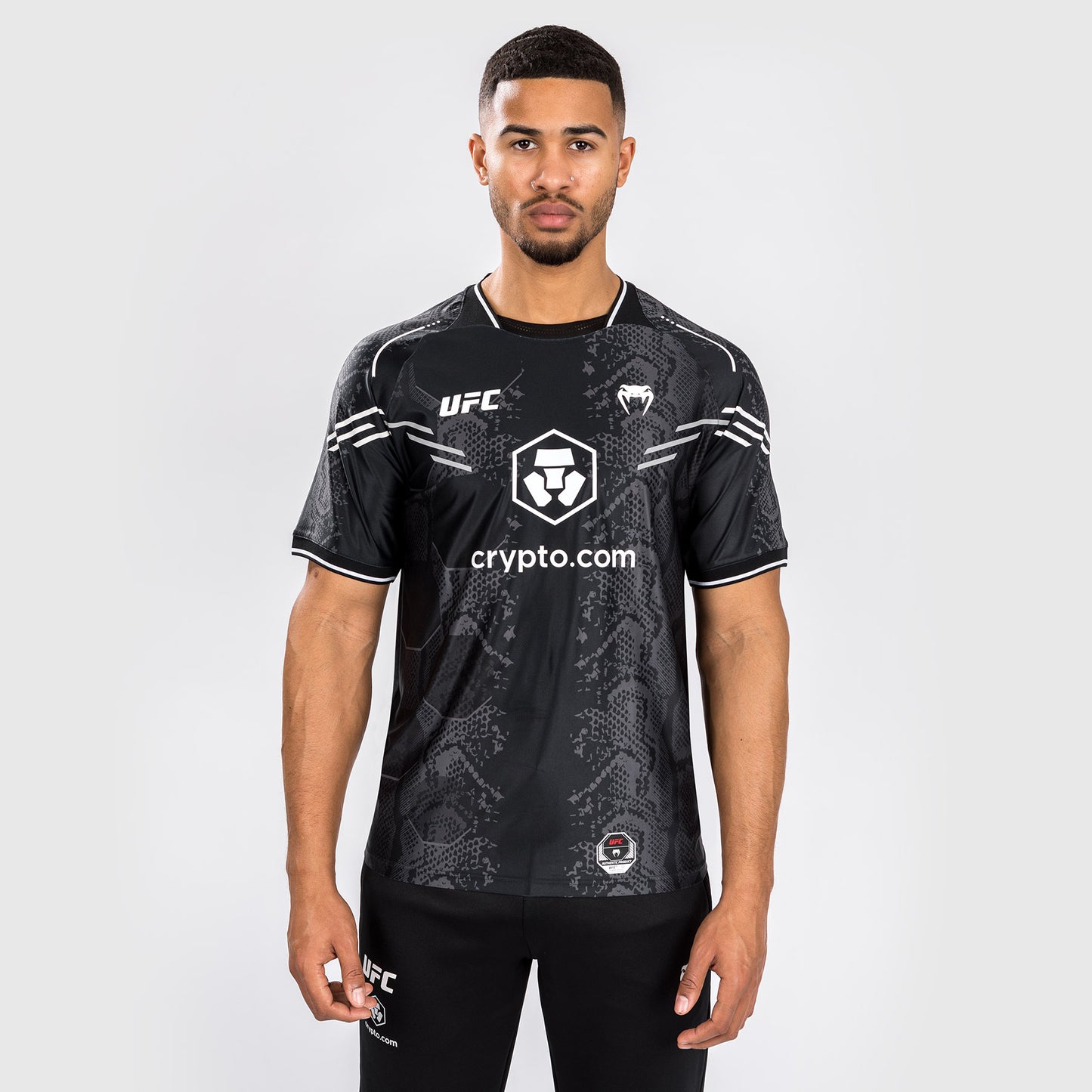 UFC Adrenaline by Venum Authentic Fight Night Menâ€™s Walkout Jersey - Black