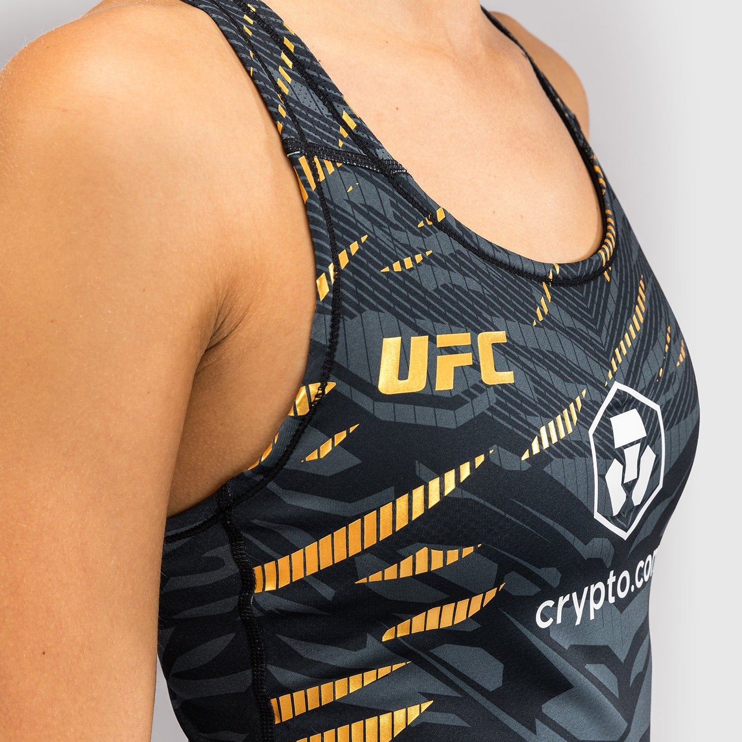 UFC Fusion by Venum Authentic Fight Night Women’s Fitted Tank With Shelf Bra - Champion