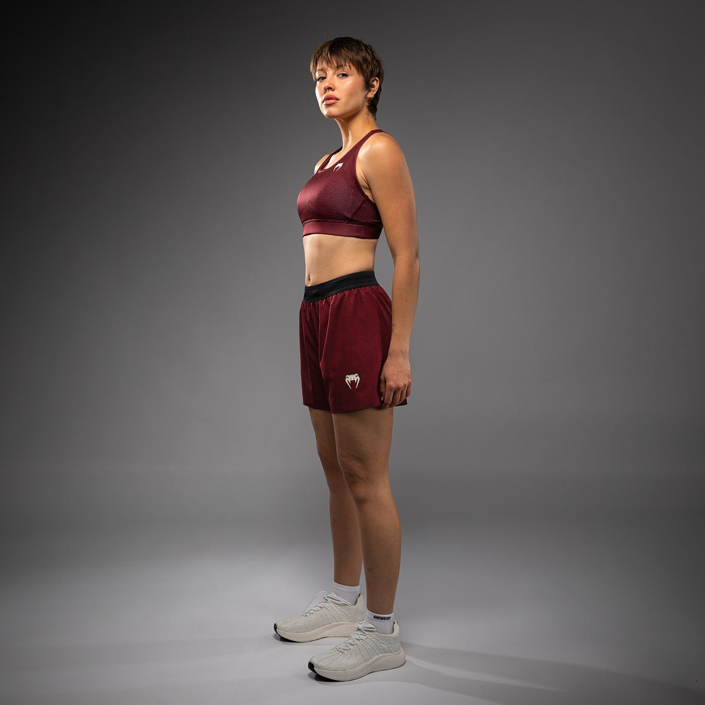 Venum x Ares Women’s Training Shorts - Burgundy