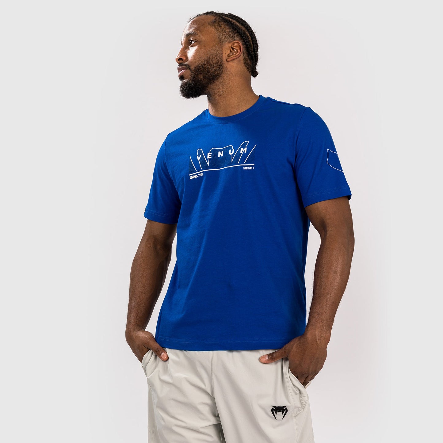 Venum Snake Print T-Shirt - Royale Blue
