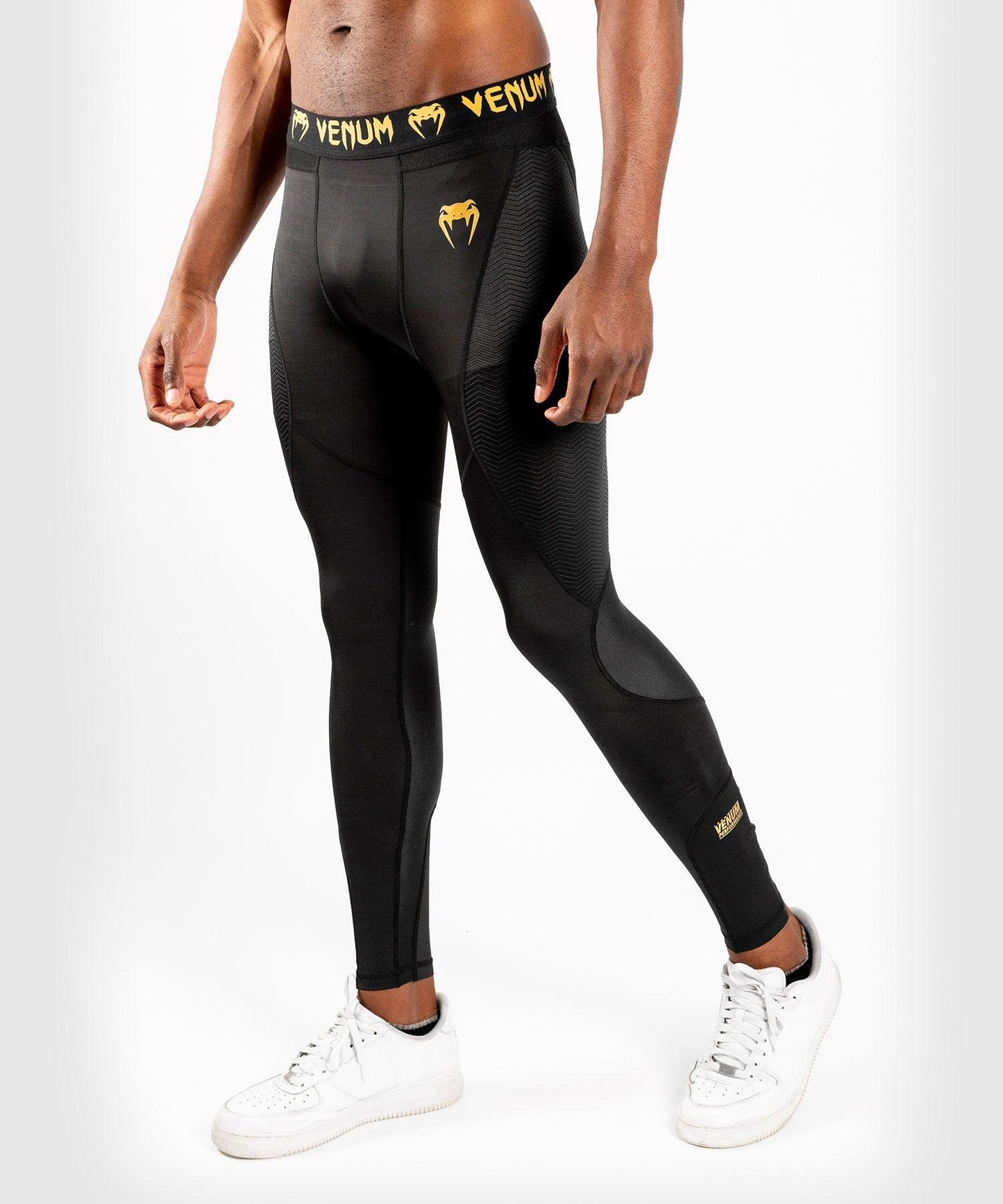 Venum G-Fit Spats - Black/Gold Picture 5