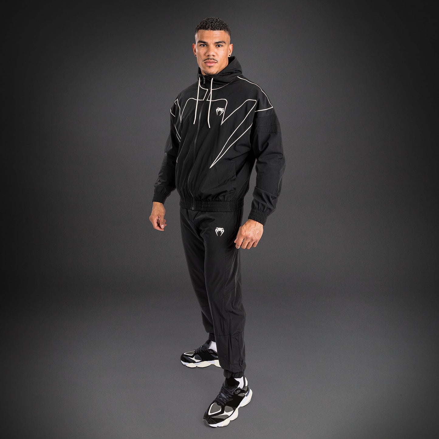 Venum Attack 90 Tracksuit Jacket - Black/White