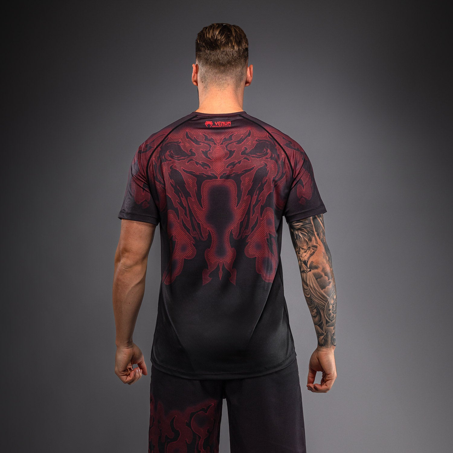 Venum Spectre Dry-Tech T-Shirt - Black/Red  product-type_Dry Tech T-Shirts Venum