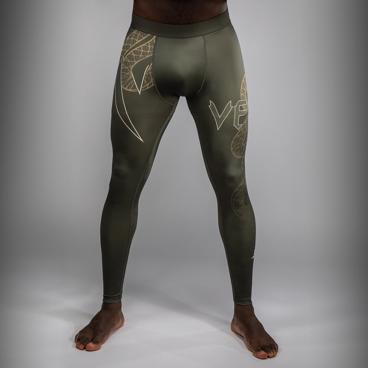 Venum Serpenti Spats - Khaki/Bronze/Ivory - Venum