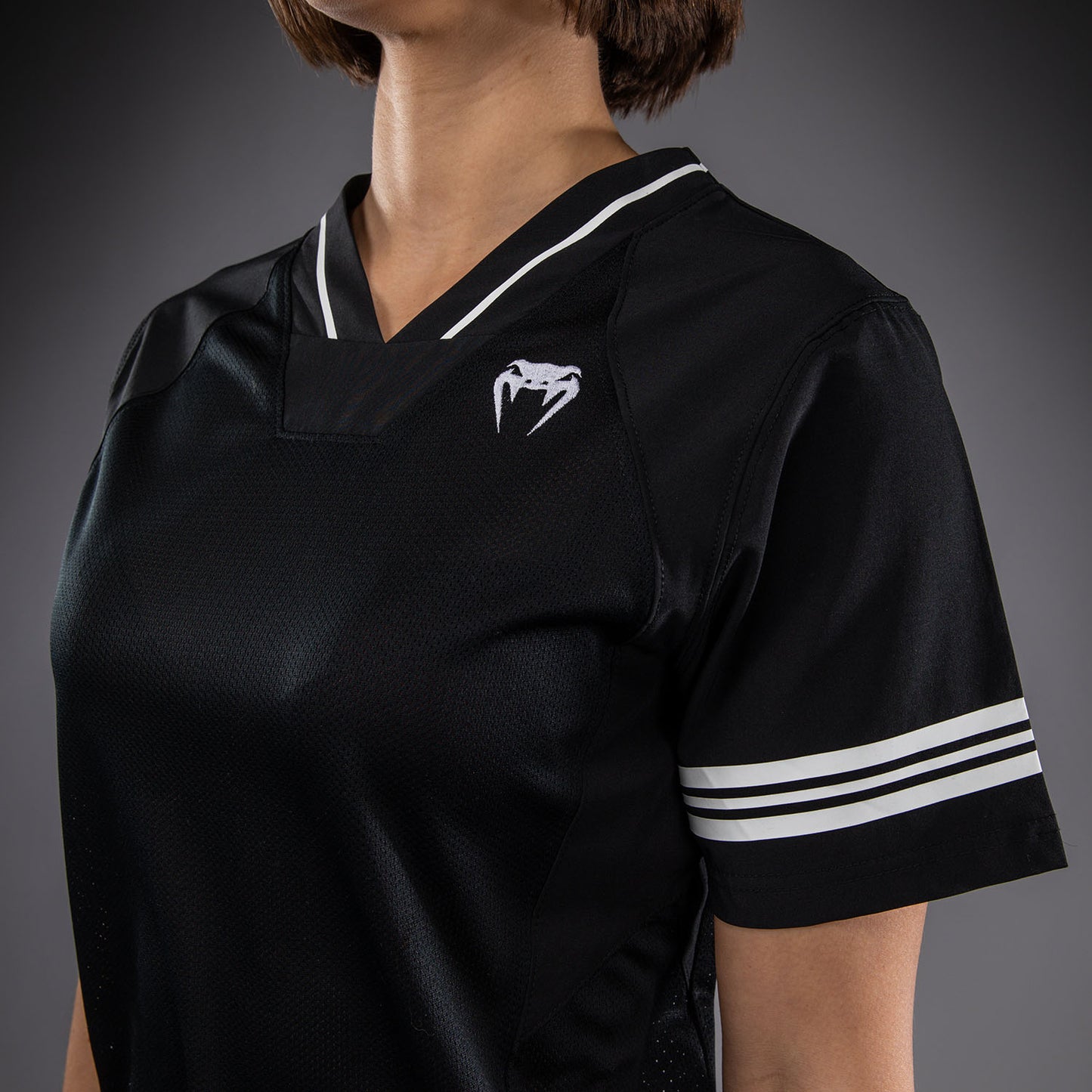 Venum Women's Elite Flag Football Jersey - Black  product-type_Dry Tech T-Shirts Venum