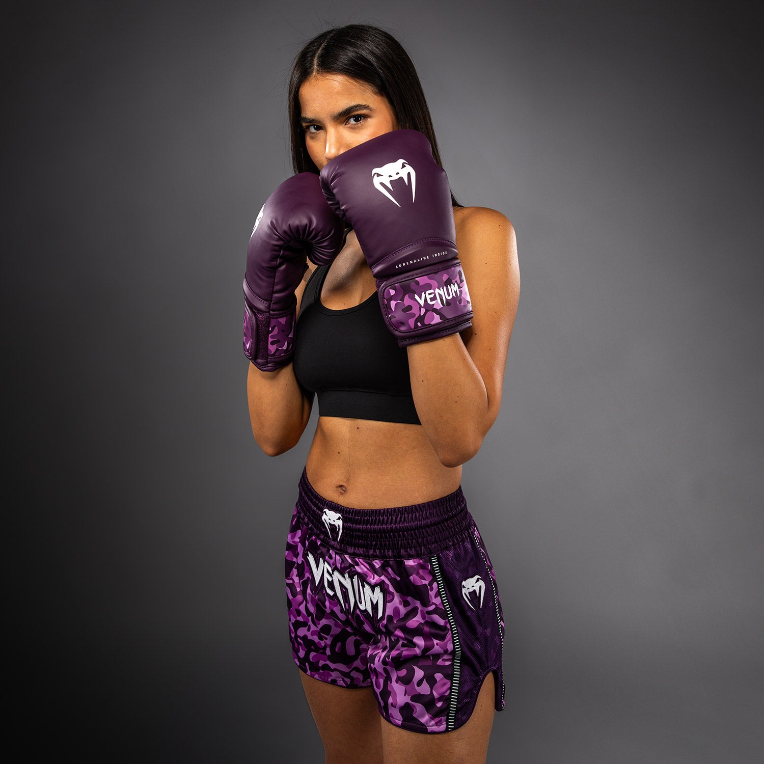 Venum Iris Muay Thai Shorts - Plum/pink - Venum