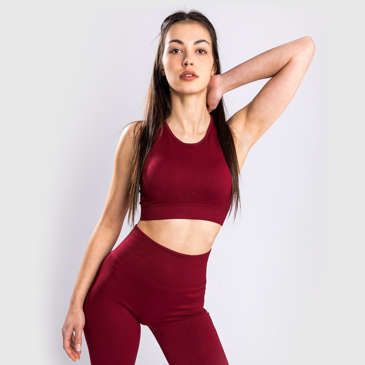 Venum Sparring Seamless Sports Bra - For Women - Burgundy