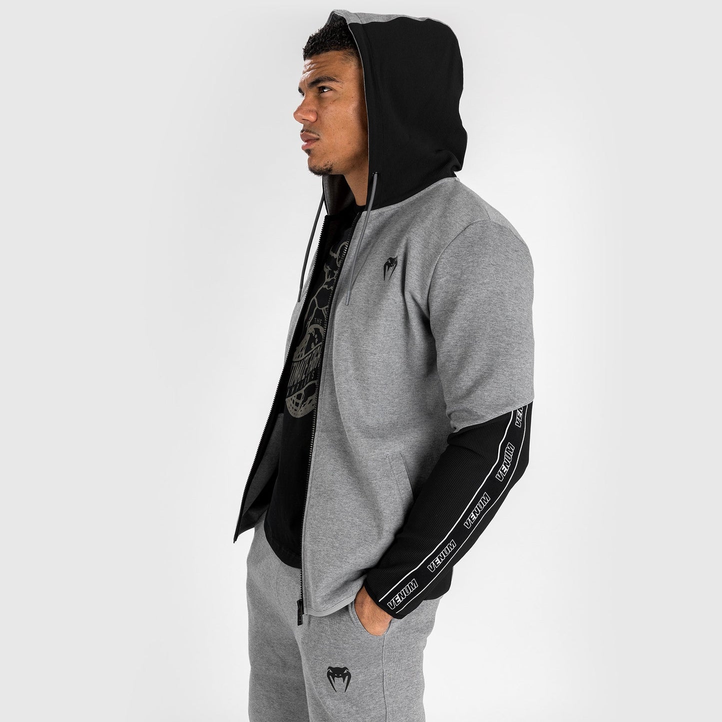 Venum Contender 4.0 Men’s Hoodie - Heather Grey/Black