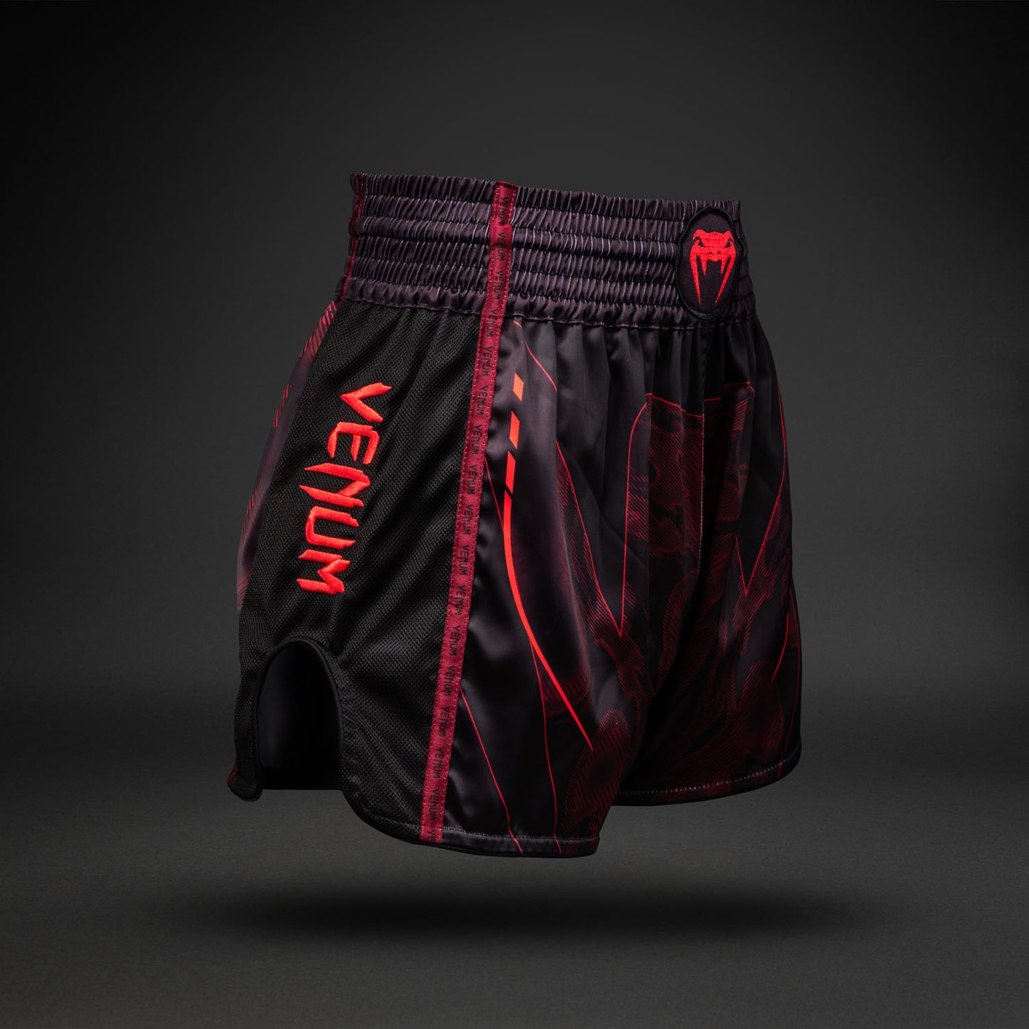 Venum Spectre Muay Thai Shorts - Black/Red