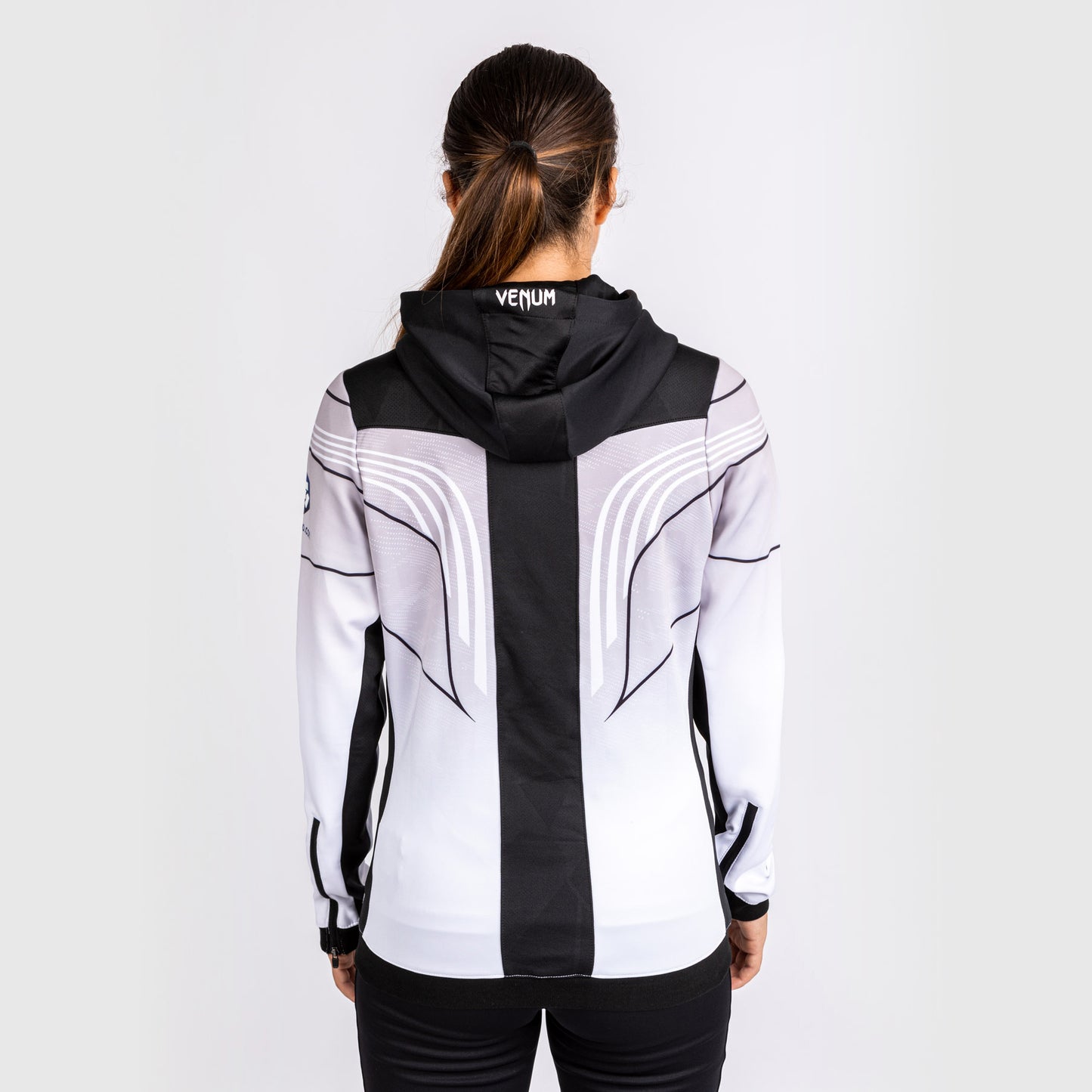 UFC Venum Personalized Authentic Fight Night 2.0 Kit by Venum Women's Walkout Hoodie - White