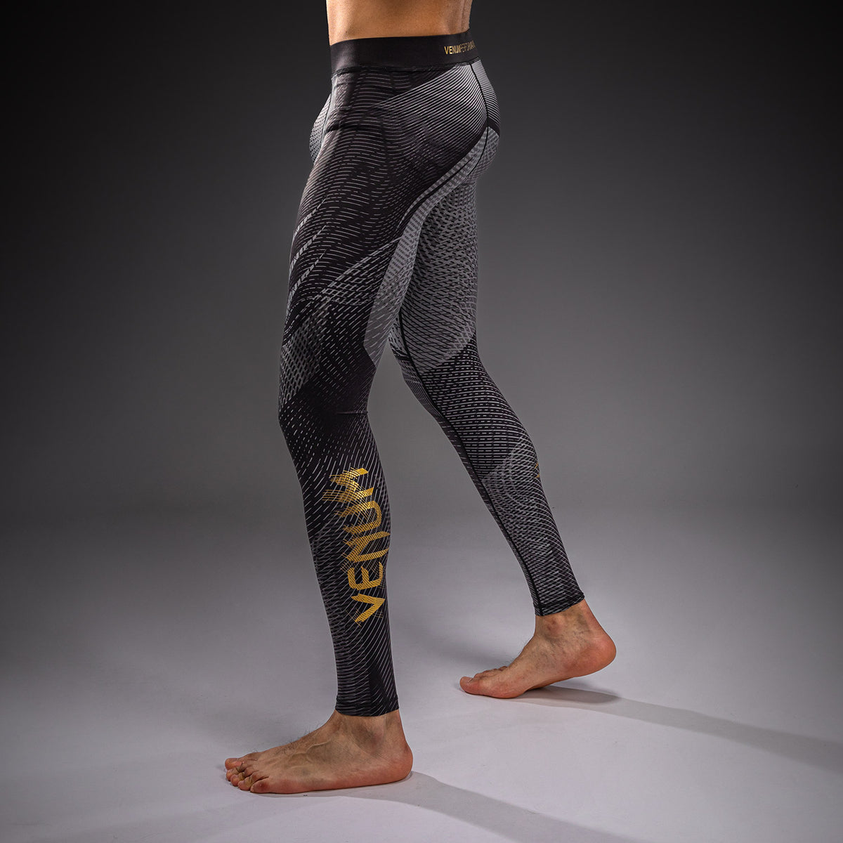 Venum Galactic 3.0 Spats - Black/Gold  product-type_Compression Pants Venum