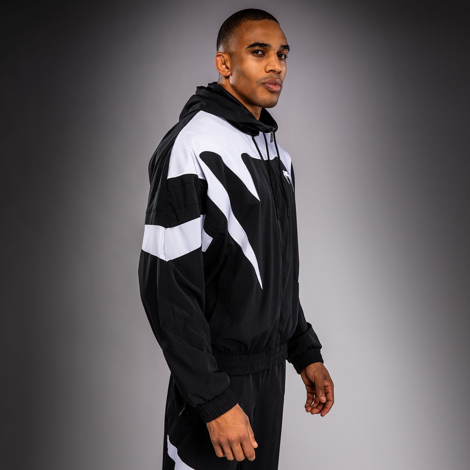 Venum Attack 90 Track Jacket - White/Black - Venum