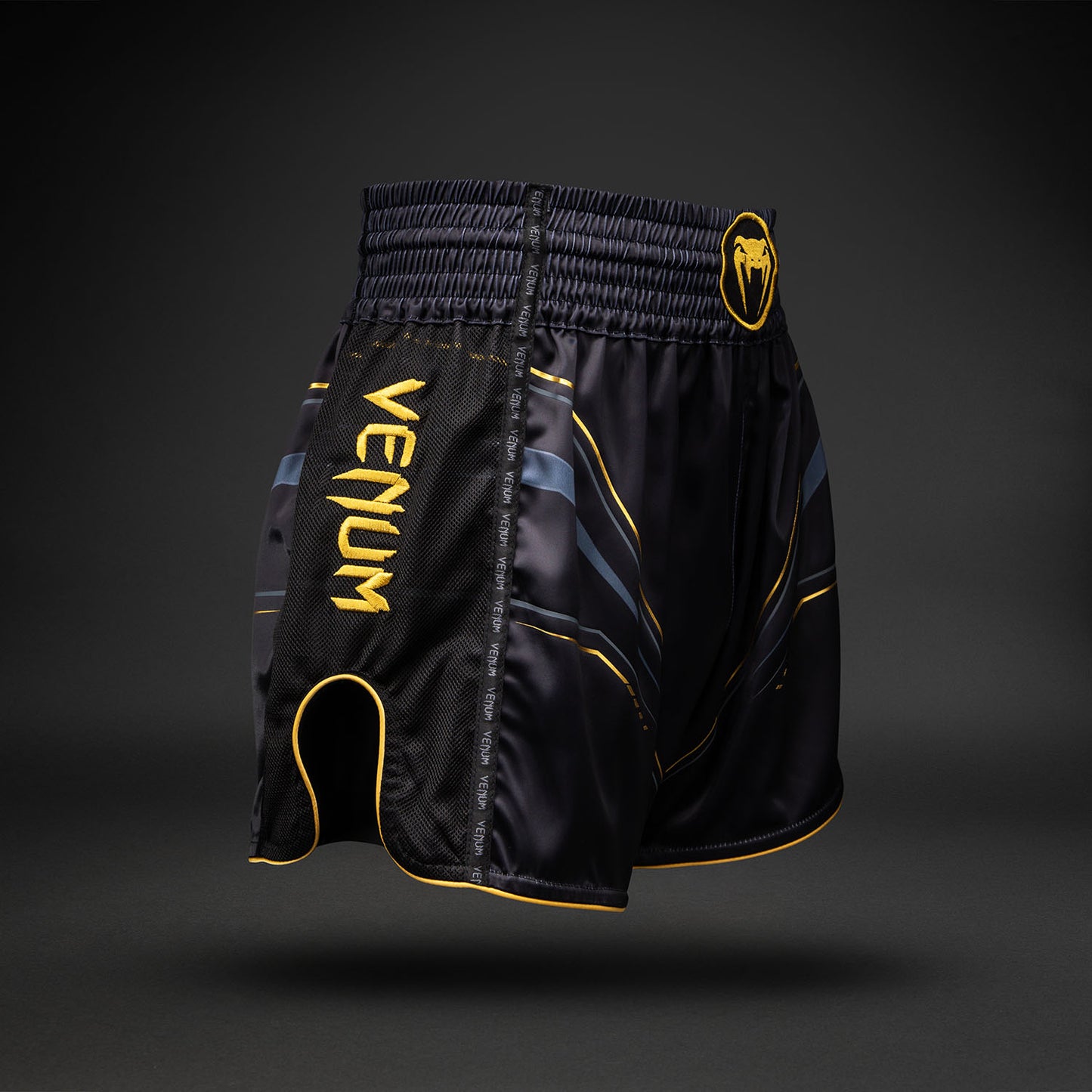 Venum Streamline Muay Thai Shorts - Black/Gold