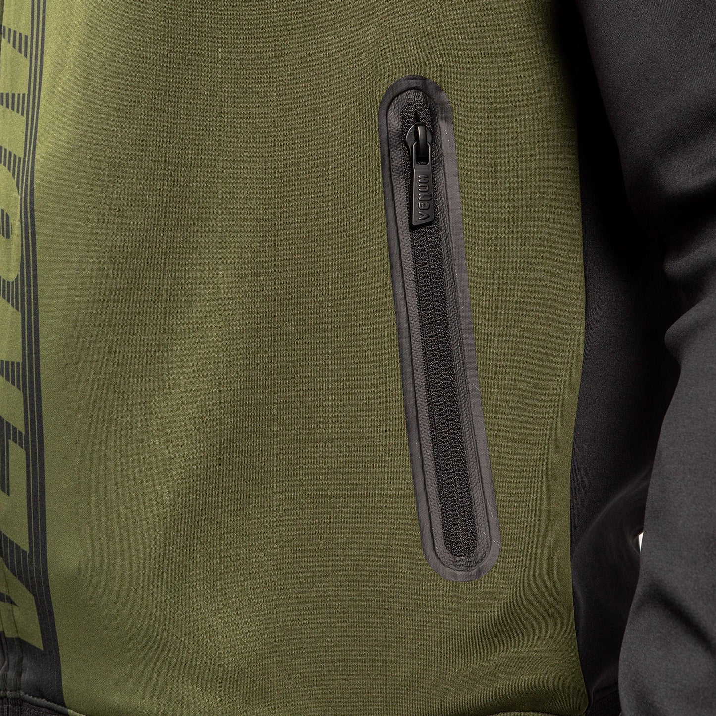 Venum Club 212 Track Jacket – Khaki/Black