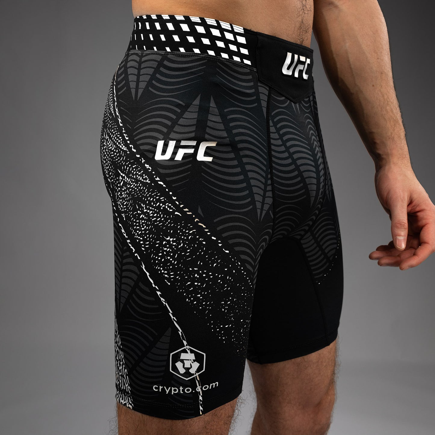 Men’s UFC Zenith by Venum Black Authentic Fight Night Vale Tudo Short Personalized
