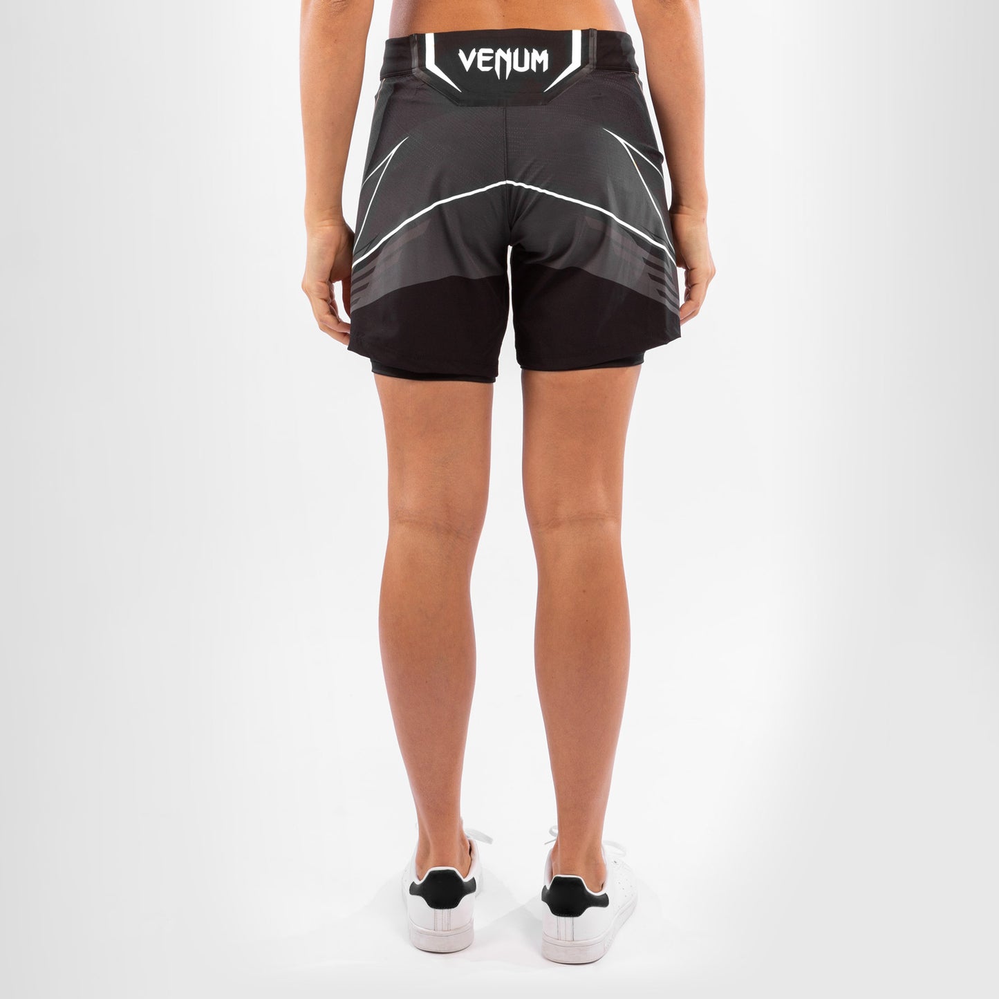 UFC Venum Authentic Fight Night Women's Shorts - Long Fit - Black