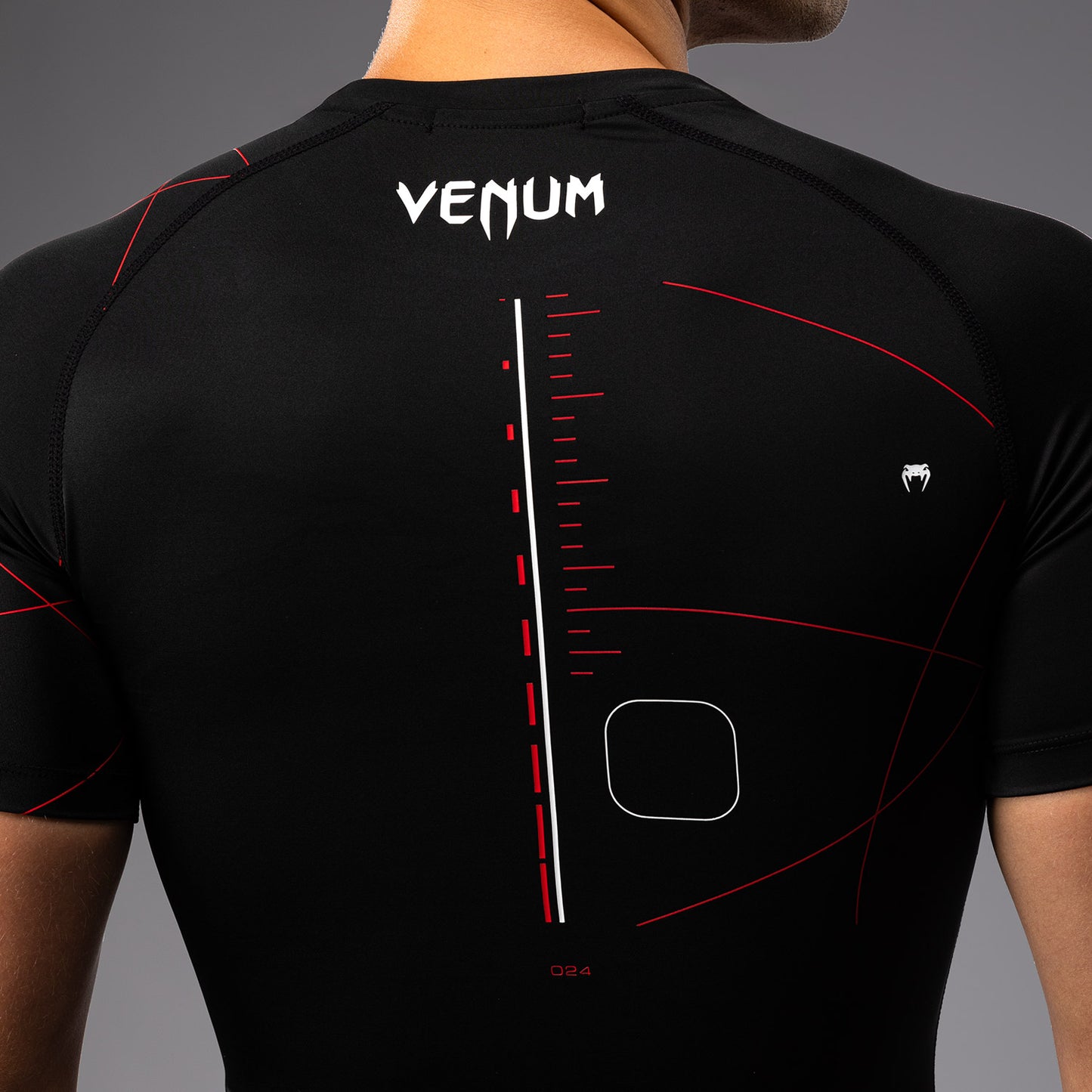 Venum Tactical XT Short Sleeve Rashguard - Black/Fire Red