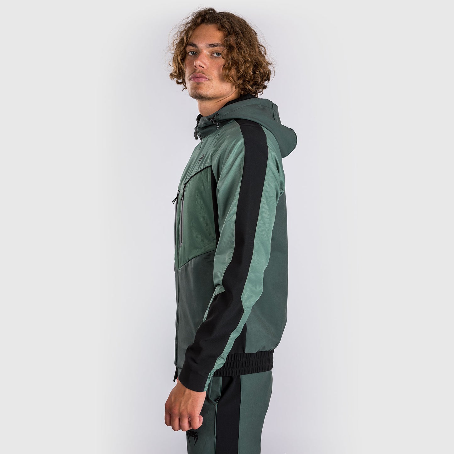 Venum Laser 3.0 Track Jacket - Black/Khaki