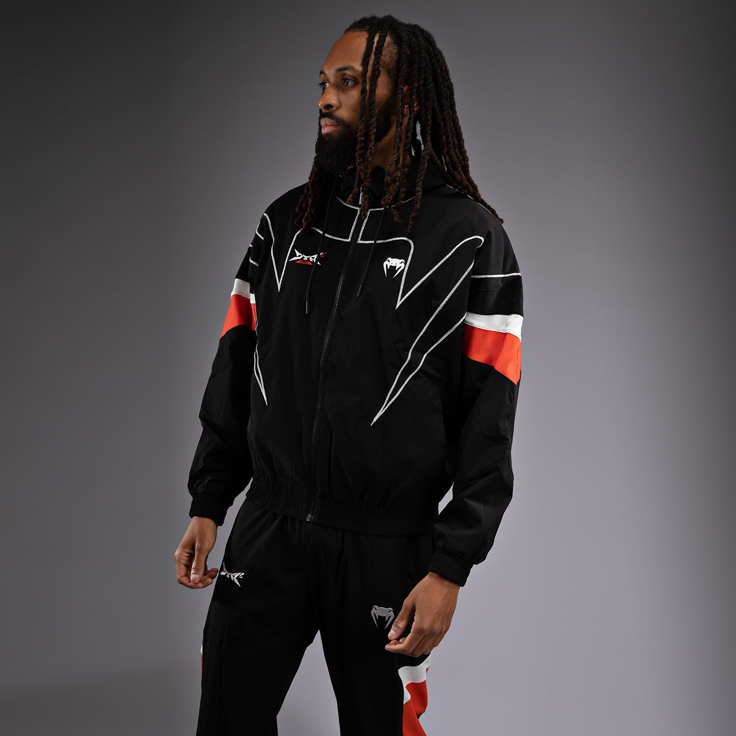 けんしろう　OG TRACKSUIT Venum x DTR Fight Attack 90 Tracksuit Jacket - Black/Orange - Venum