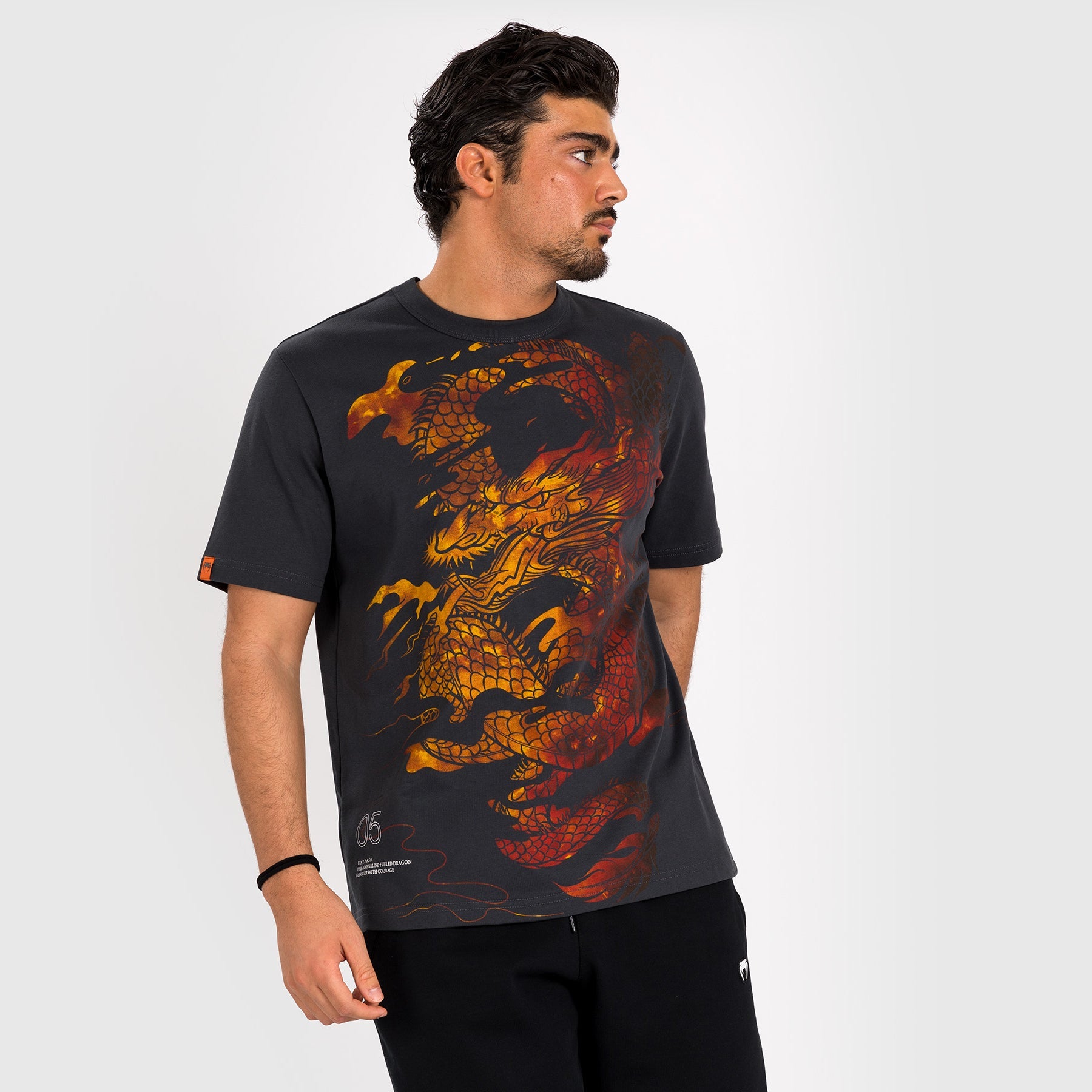 Venum Dragon's Flight Men's T-Shirt - Volcano Red - Venum