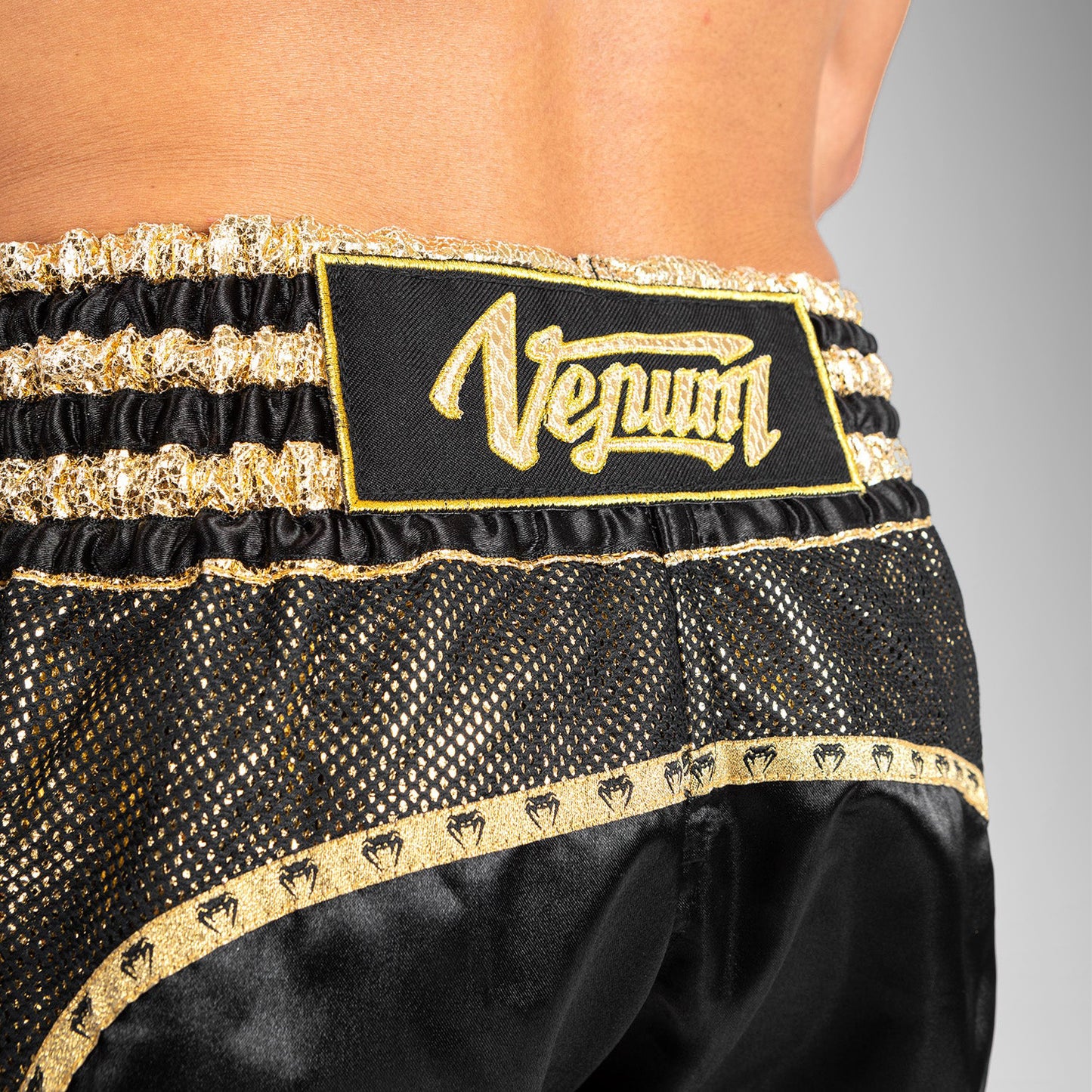 Venum Absolute 2.0 Muay Thai Shorts - Black/Gold