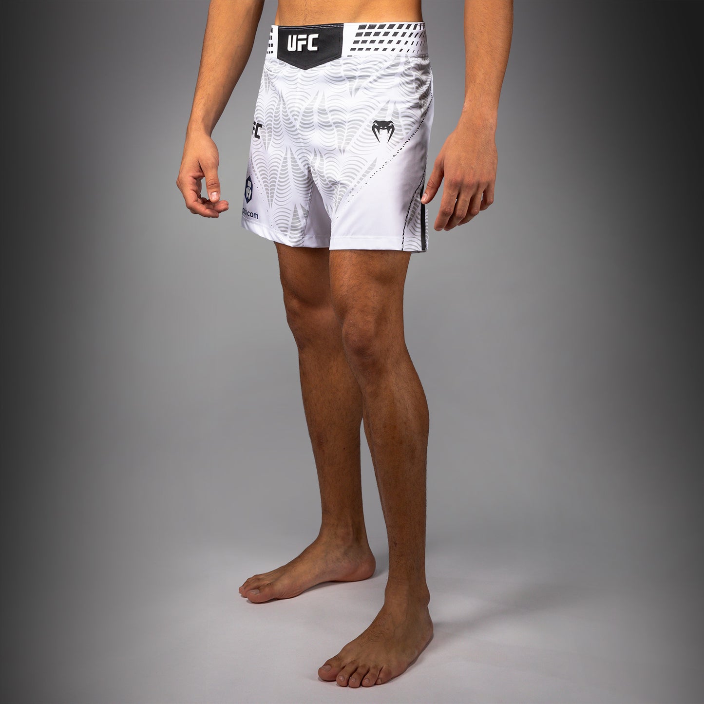Men's UFC Zenith by Venum White Authentic Fight Night Short Fit Fight Short Personalized