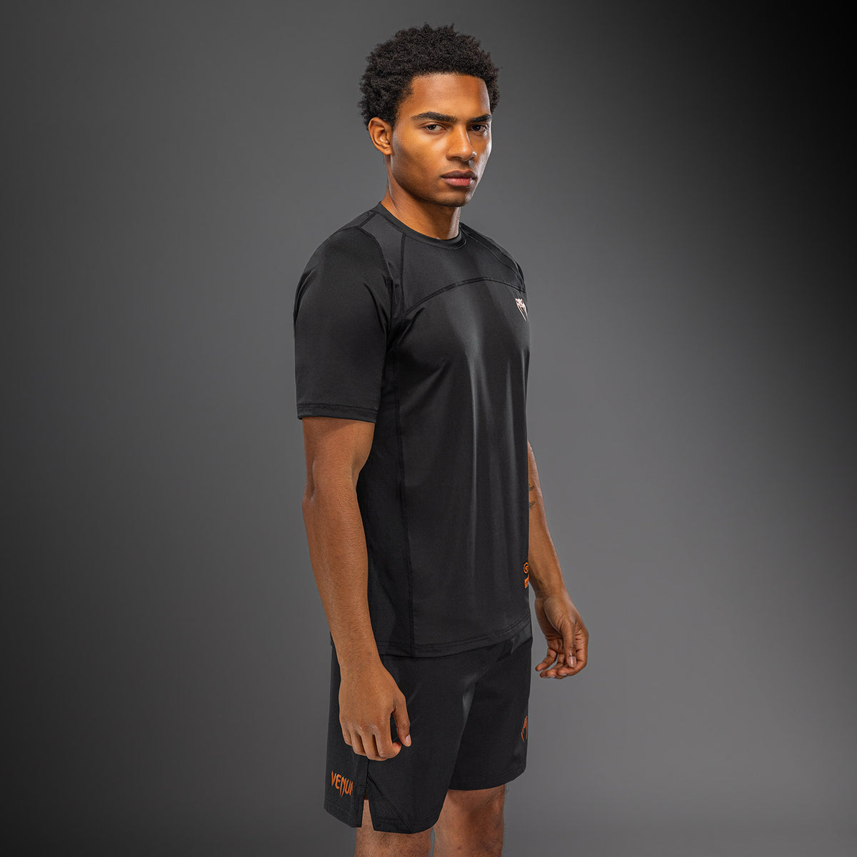 Venum G-Fit Revolution Dry Tech T-Shirt - Black/Copper  product-type_Dry Tech T-Shirts Venum