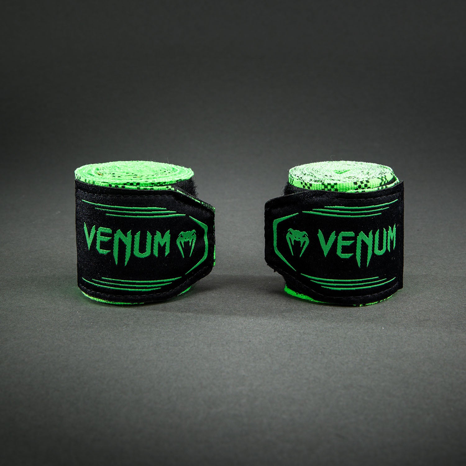 Venum Kontact Evo Tartan Handwraps - Neon Green - Venum