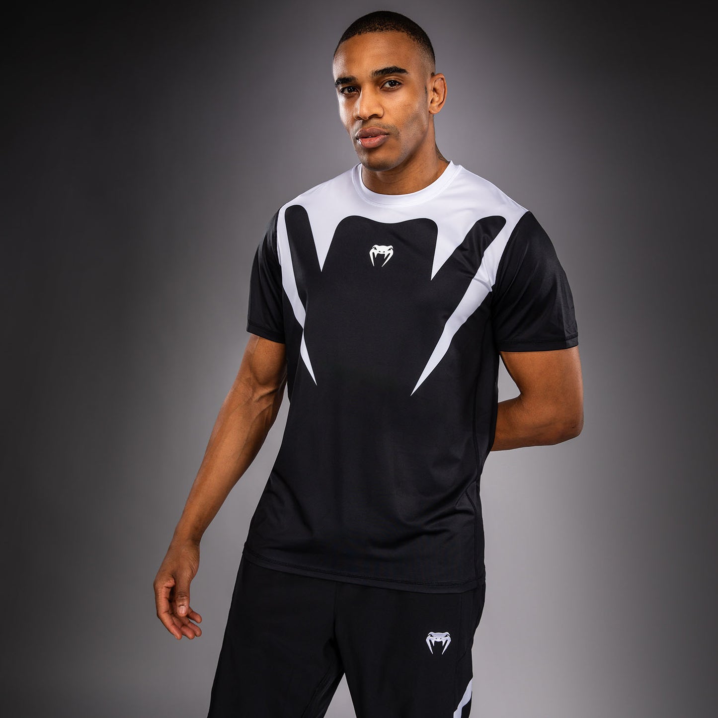 Venum Attack 90 Dry-Tech T-Shirt - White/Black