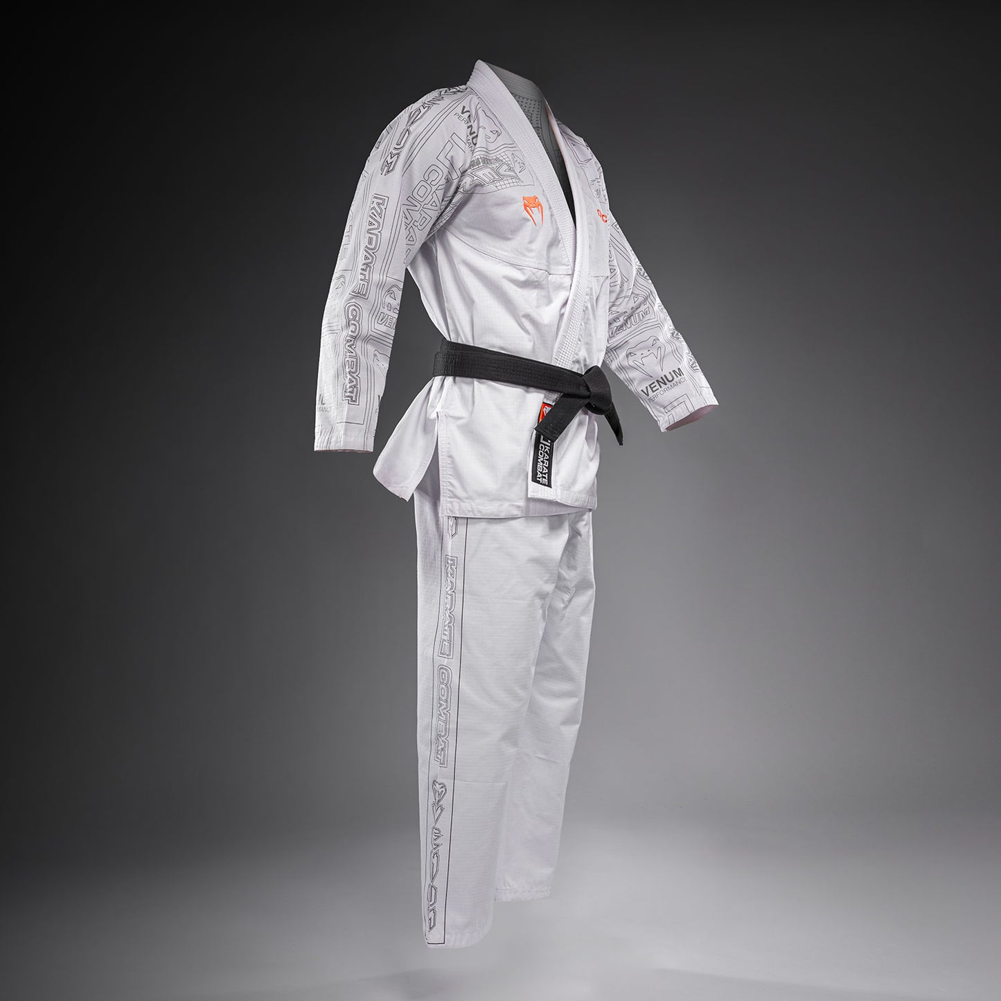Karate Combat by Venum BJJ Gi - White/Grey  product-type_BJJ Kimonos Venum