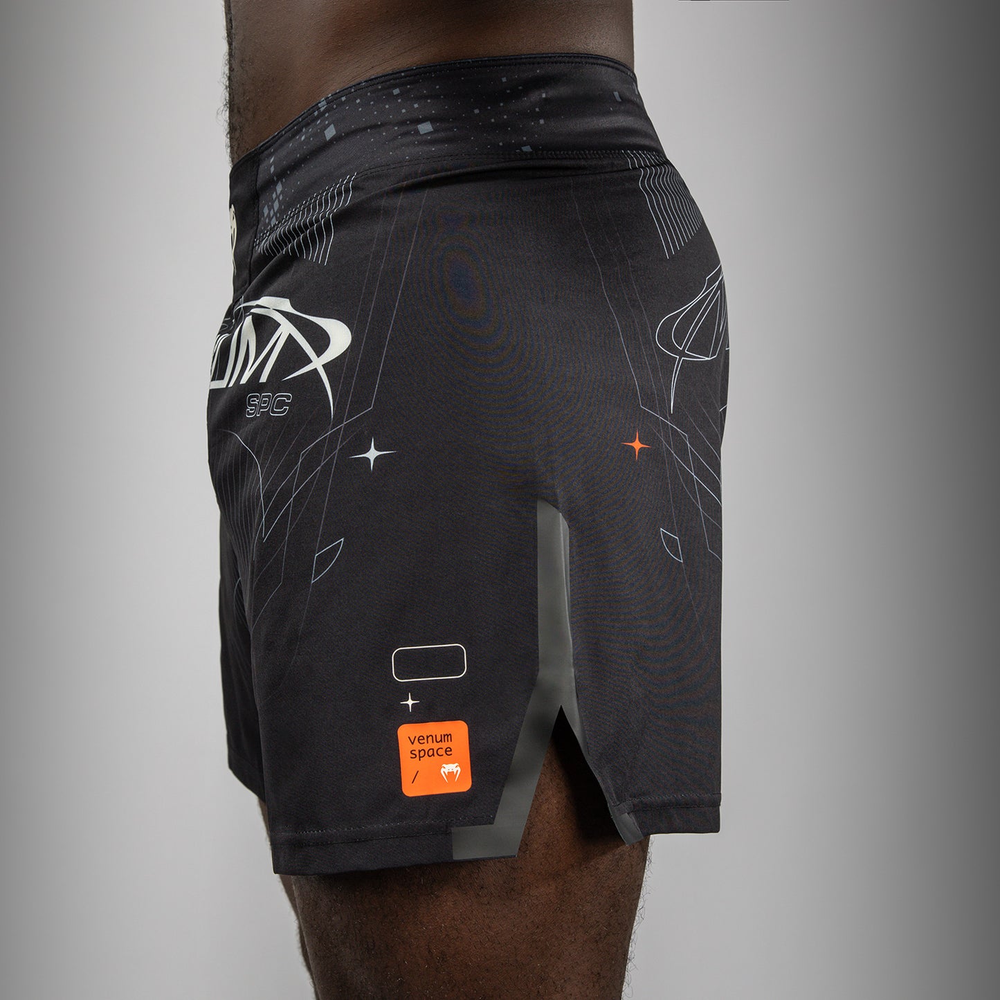 Venum Eclipse Fight Shorts - Black/Ivory