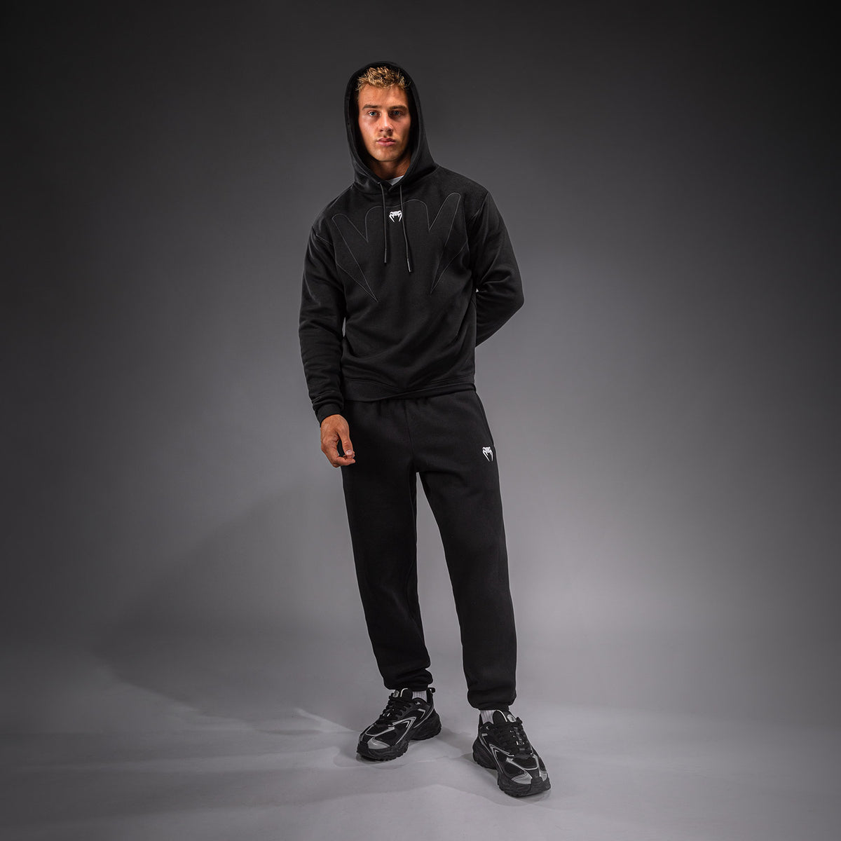 Venum Attack Fleece & Weave Hoodie - Black  product-type_Sweatshirts Venum
