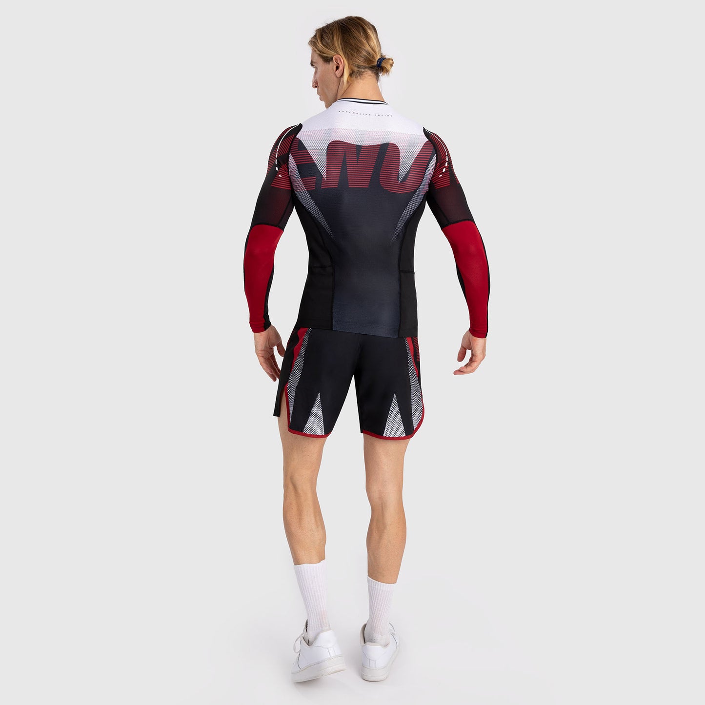 Venum Adrenaline Men's Long Sleeve Rashguard - Red