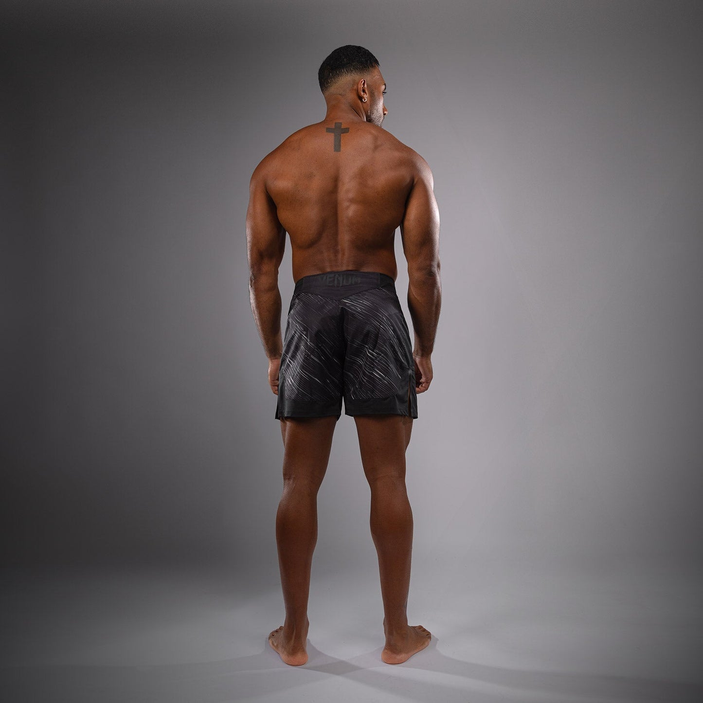 Venum Rapid Light Fight Shorts - Black/Storm Grey