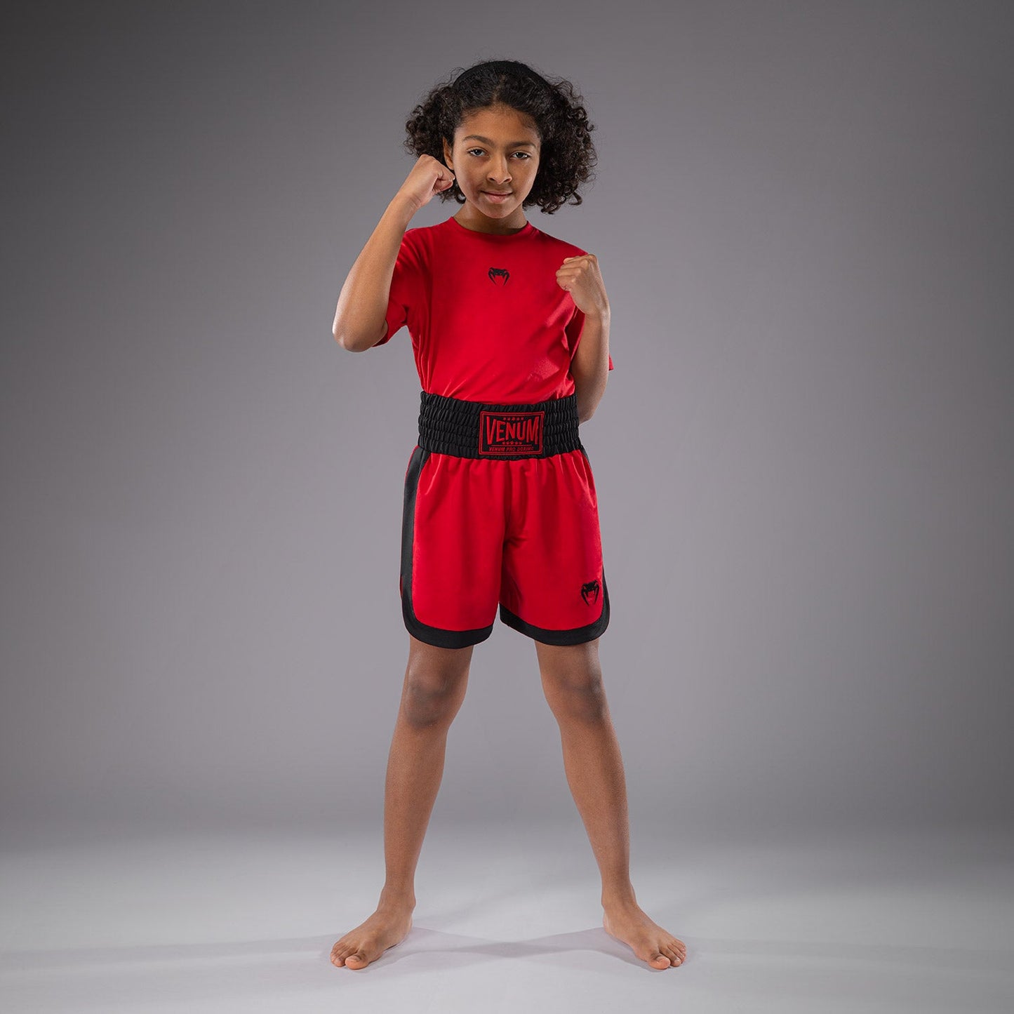 Venum Classic Kids Boxing Shorts - Cherry Red