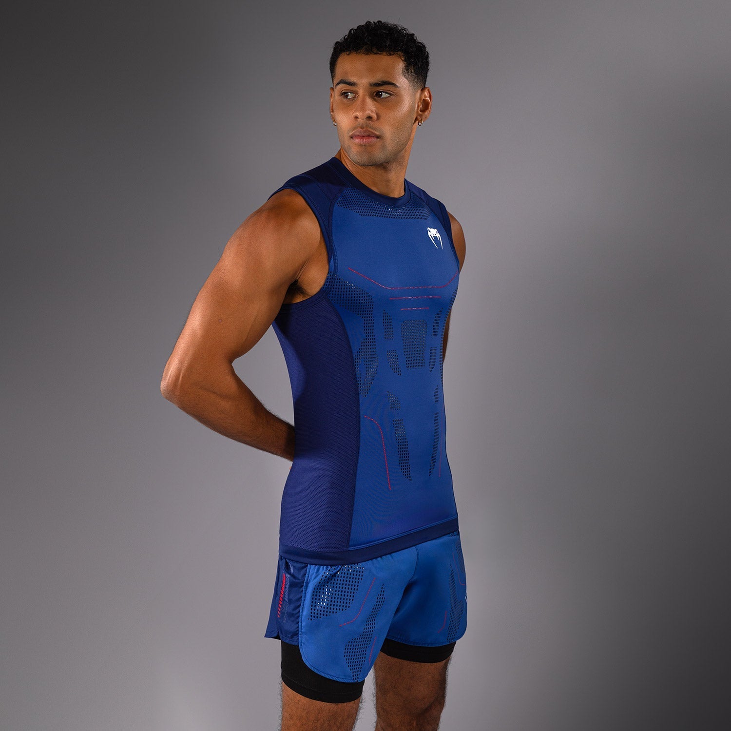 Venum Technical 3.0 Sleeveless Rashguard - Night Blue - Venum